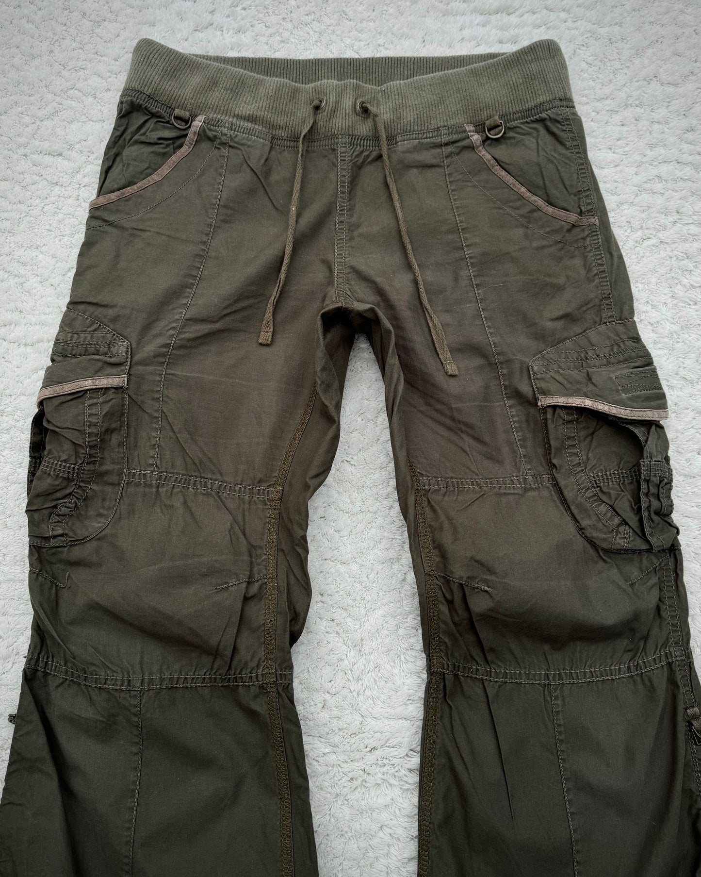 G.O.A Flared Military Cargo Pants