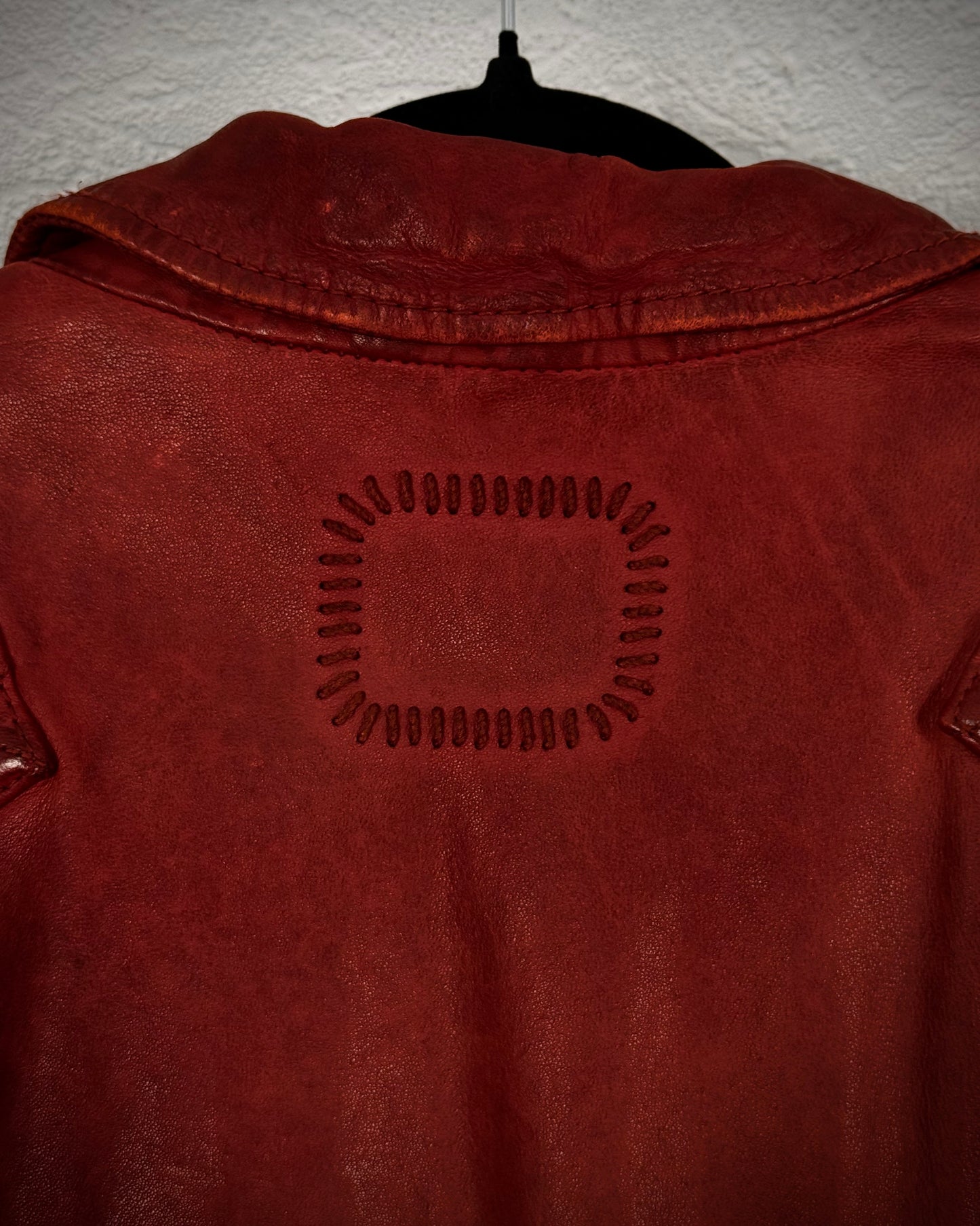 Tigha Bloody Leather Biker Jacket