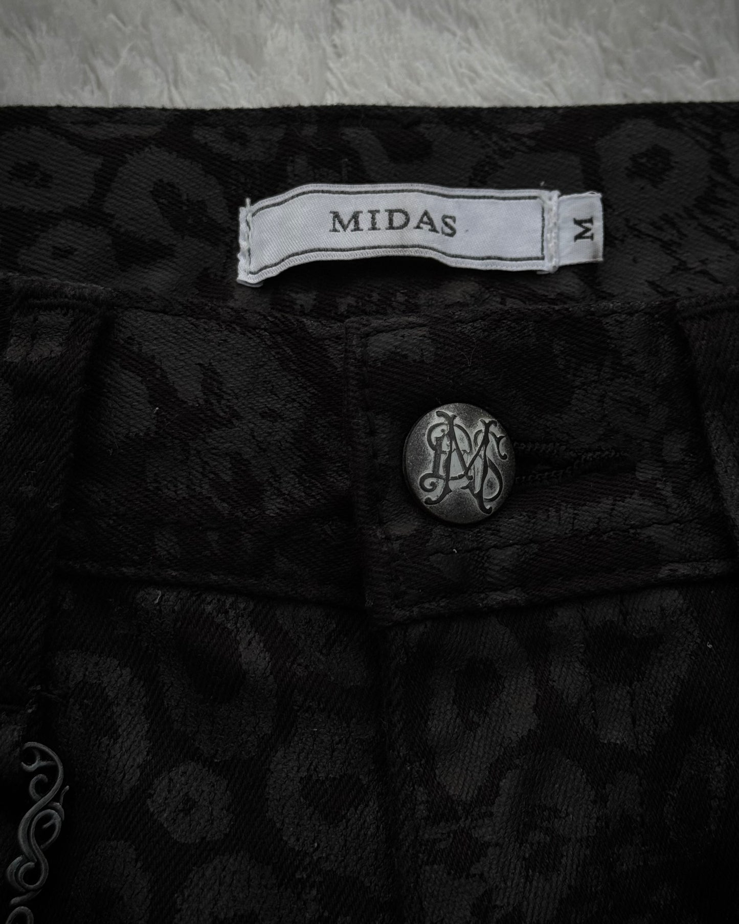 Midas Leopard Pattern Skinny Jeans
