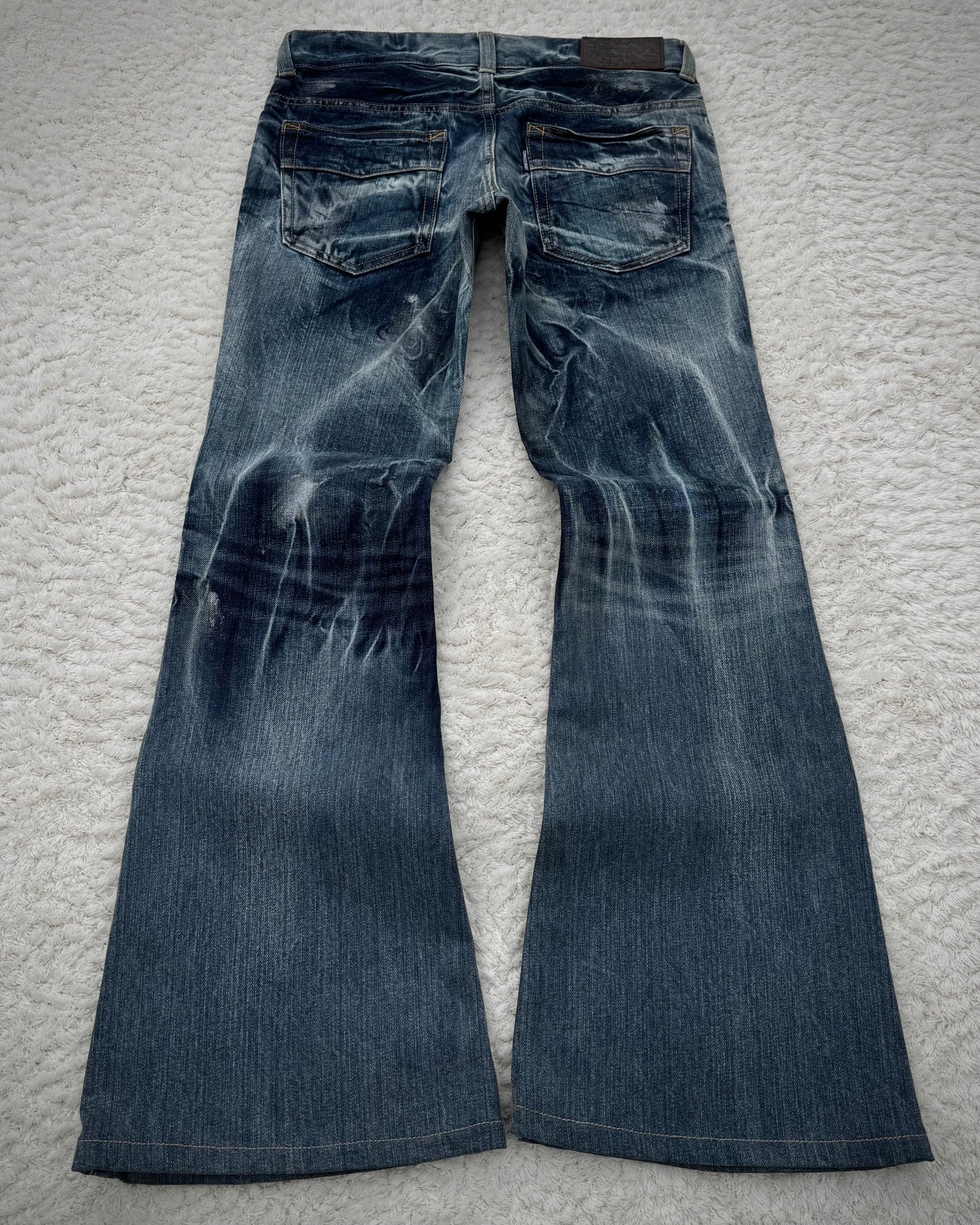 Tornado Mart Ocean Washed Flared Jeans