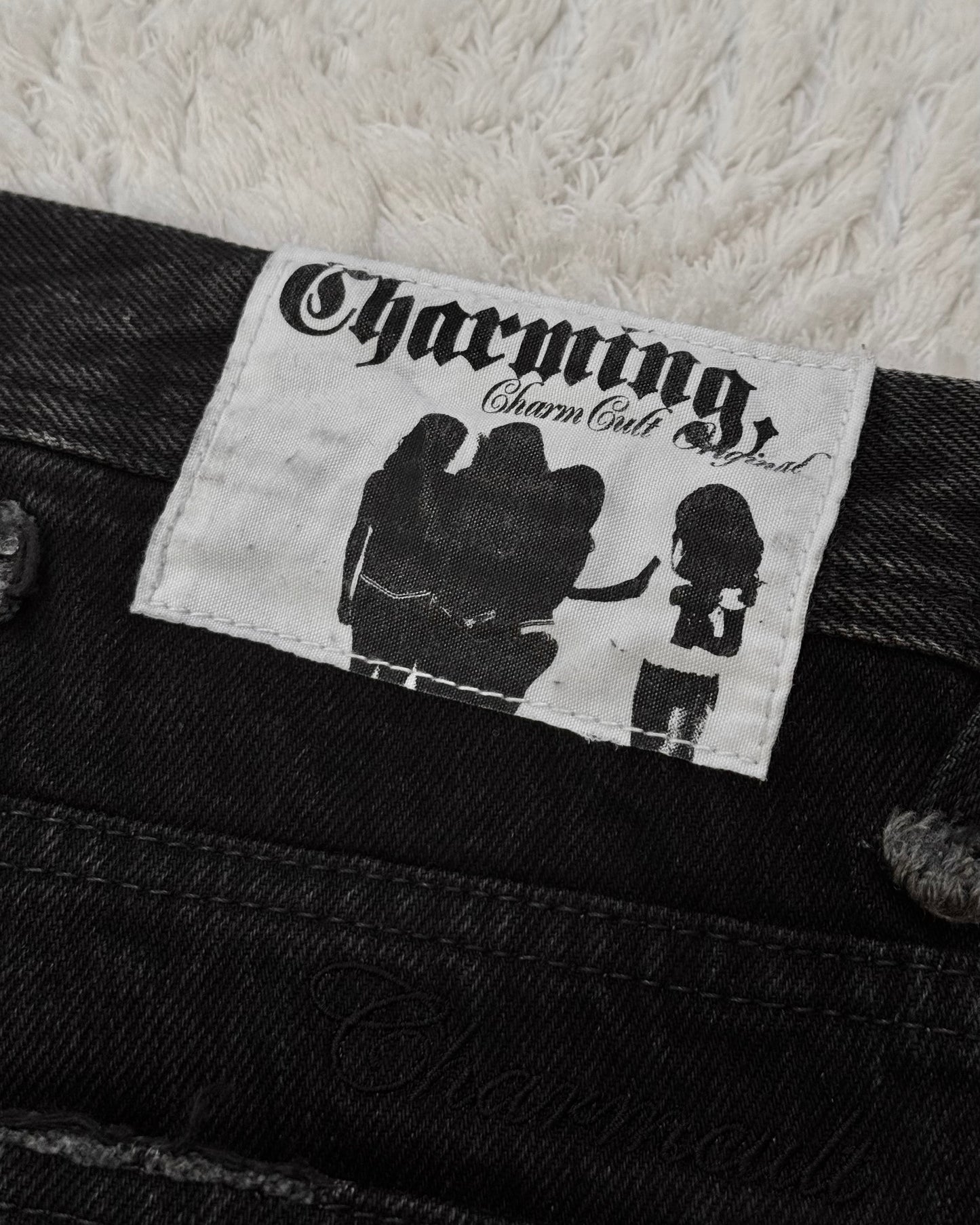 Charmcult Whisker Washed Slim Bootcut Jeans