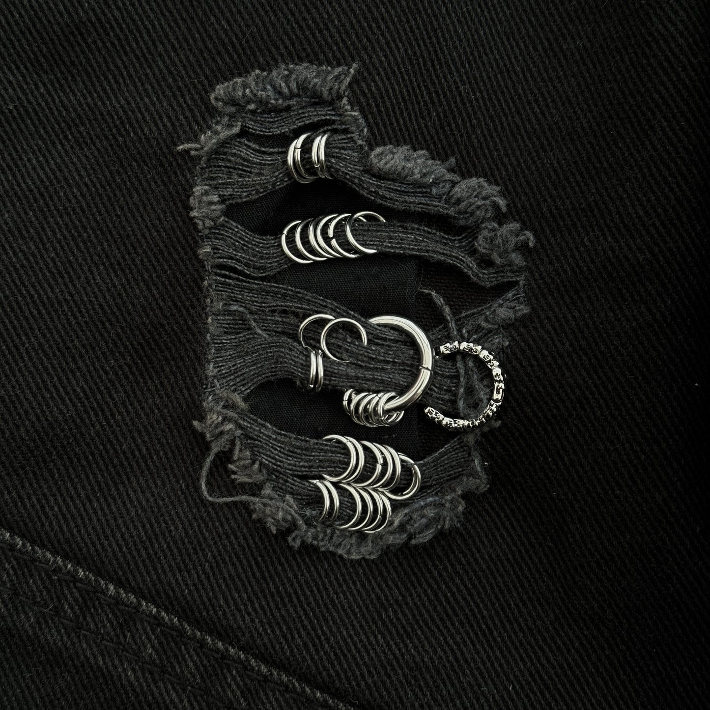 Glad News Pierced Lace-Up Cargo Pants