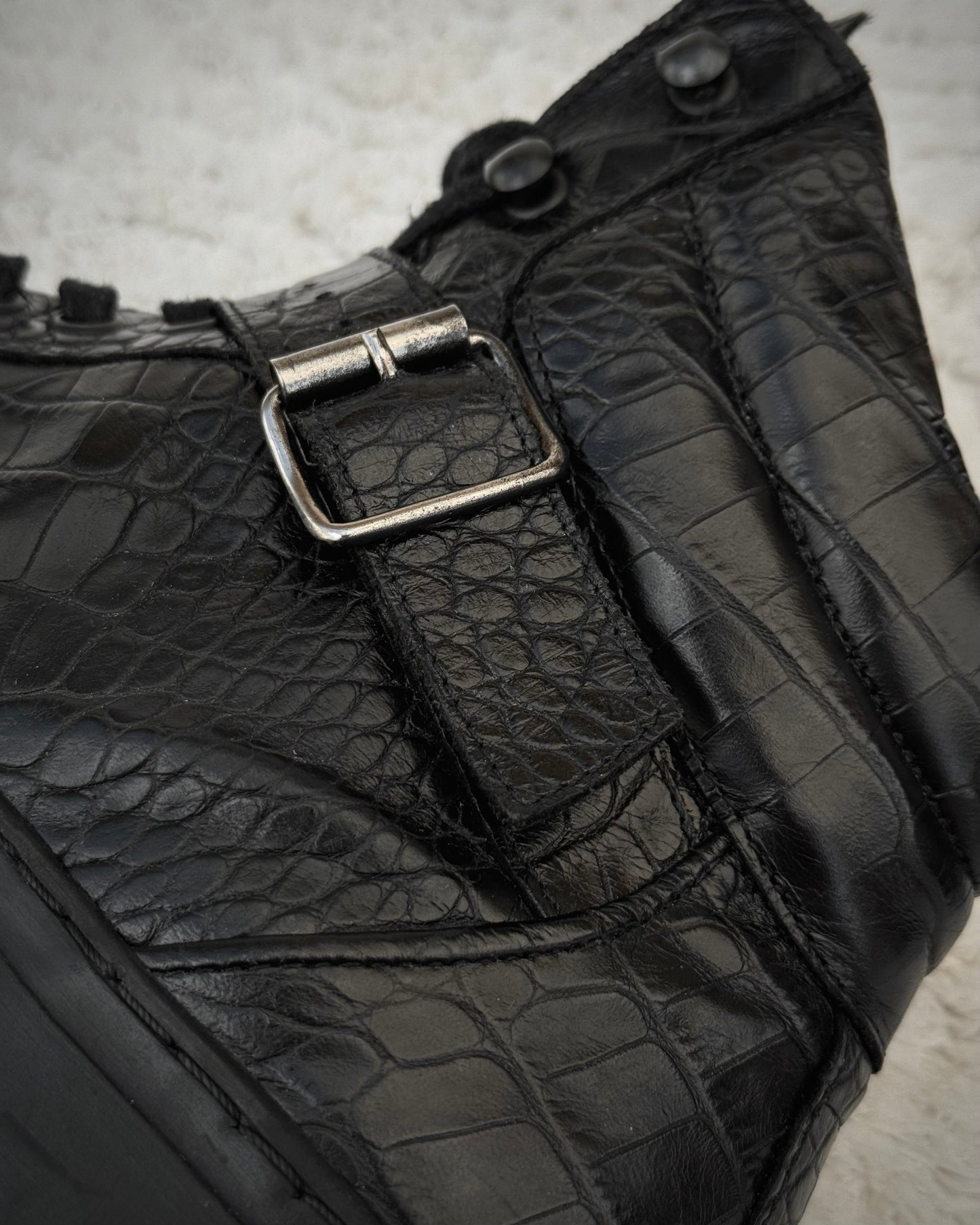 The Kopples Crocodile Leather Sneakers