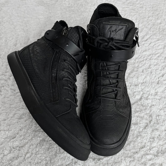 Giuseppe Zanotti Snakeskin Pattern Sneaker