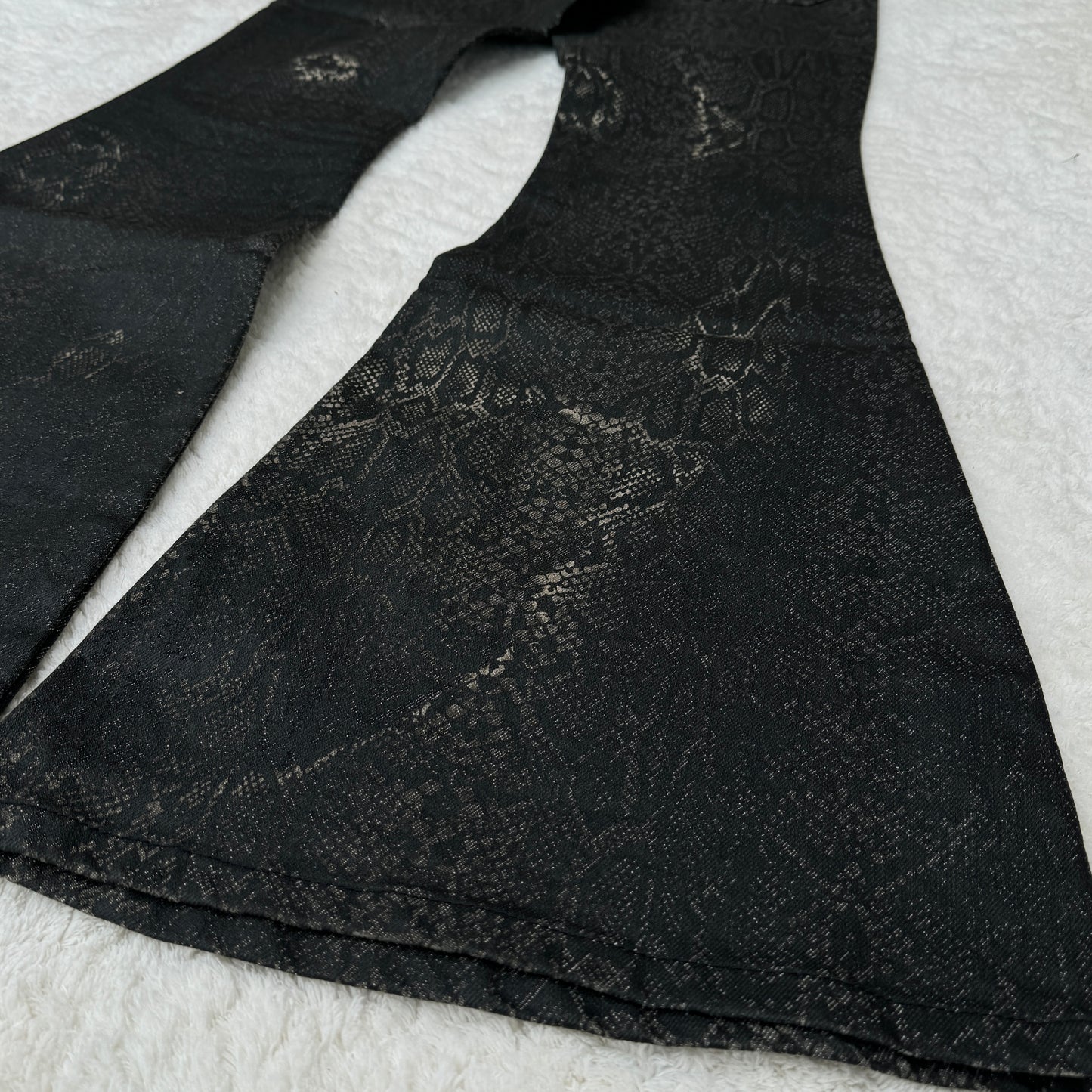 DeeDee Dark Python Bell Bottoms