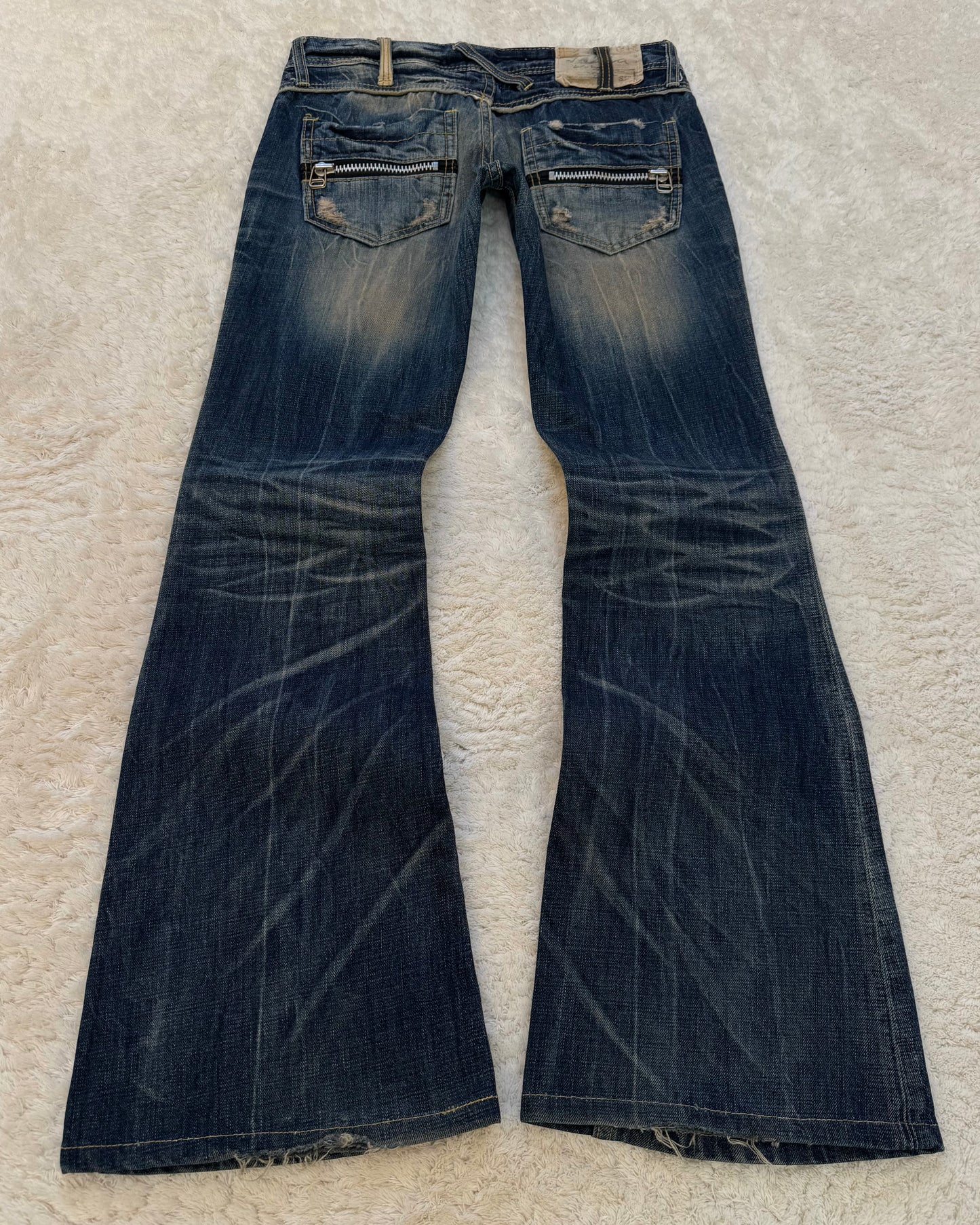 Lolita Mud Washed Flared Jeans
