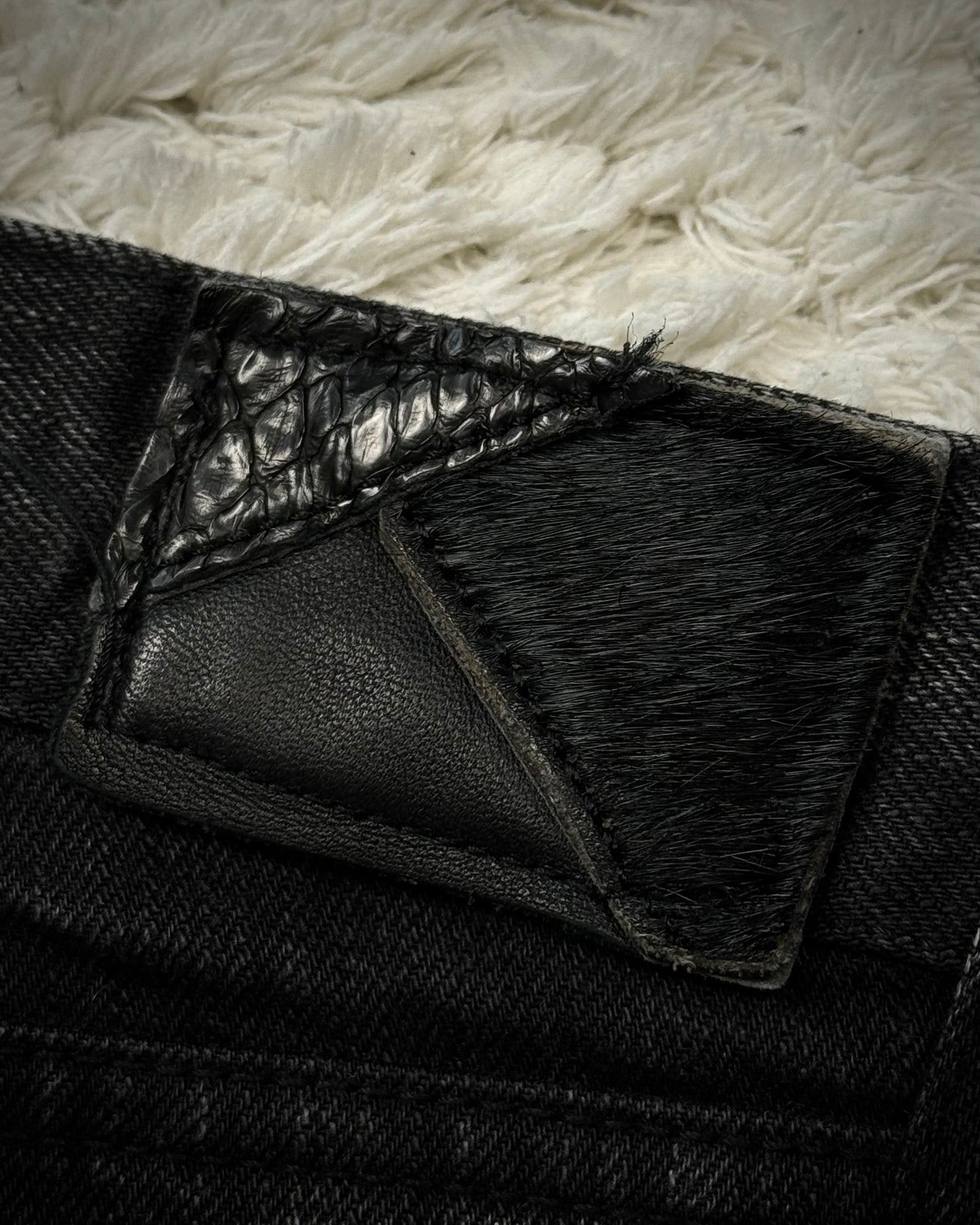 Fuga Clawmarks Luster Coated Bootcut Jeans