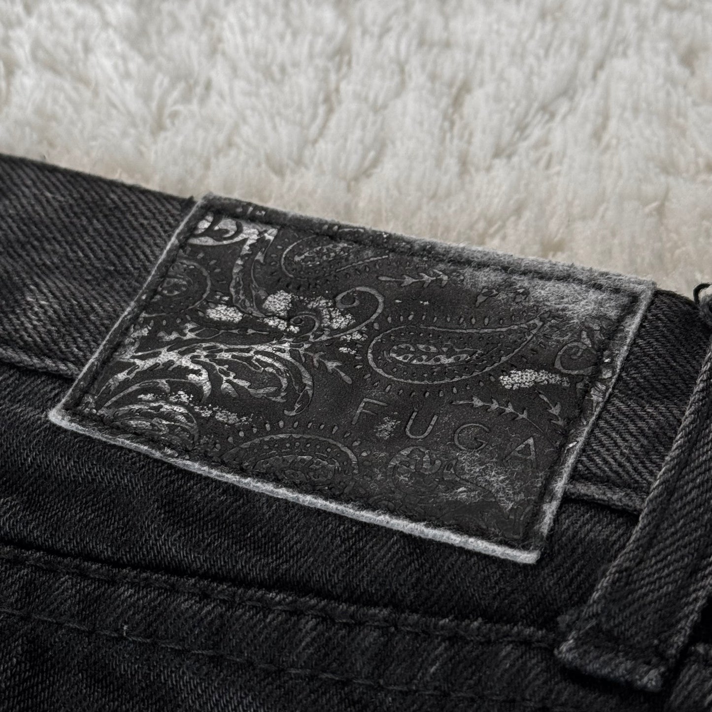 Fuga Repaired Distressing Bootcut Jeans