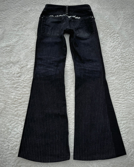 IfSixWasNine Sera Tuxedo Lace Up Flared Pants