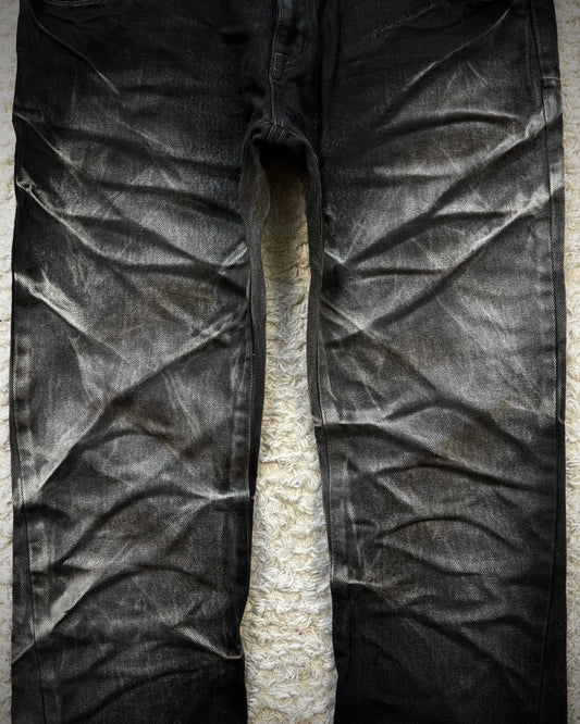 Tornado Mart Clawmarks Washed Spiral Cut Jeans