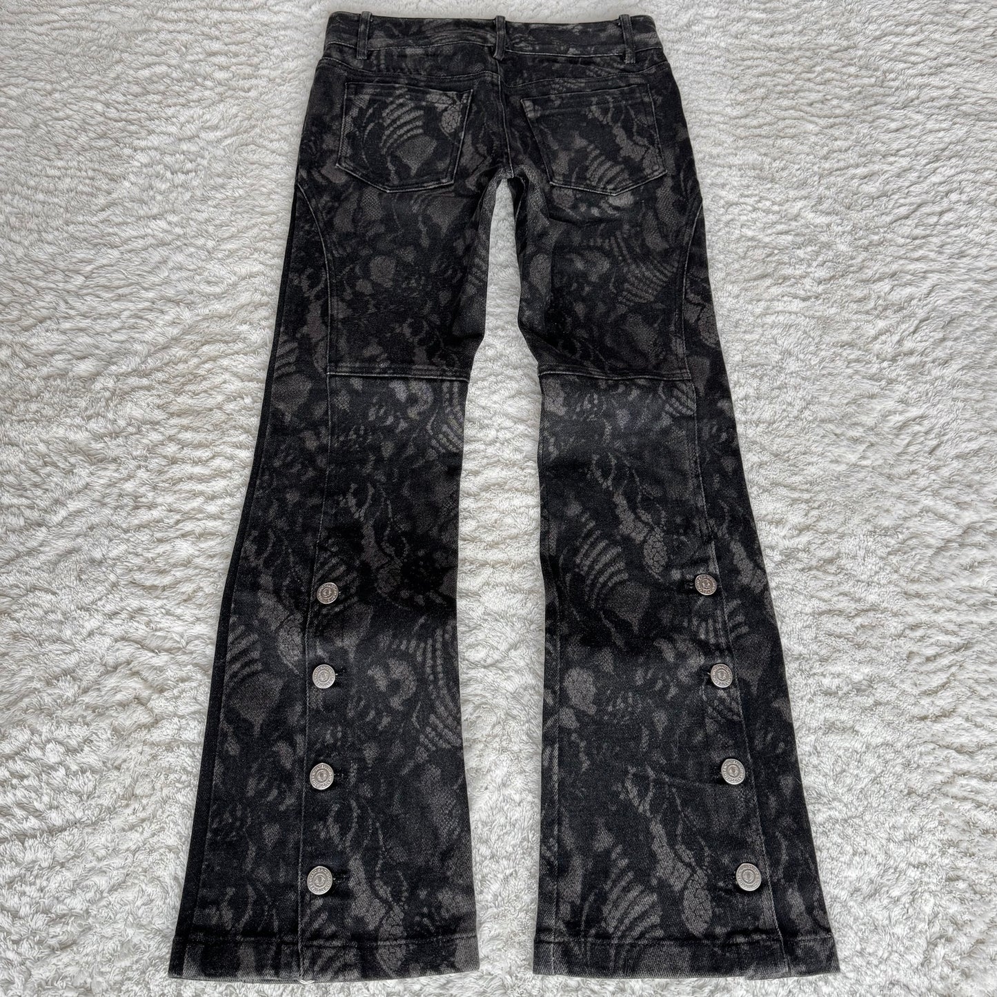 Tornado Mart Femme Shadow Floral Bootcut Pants
