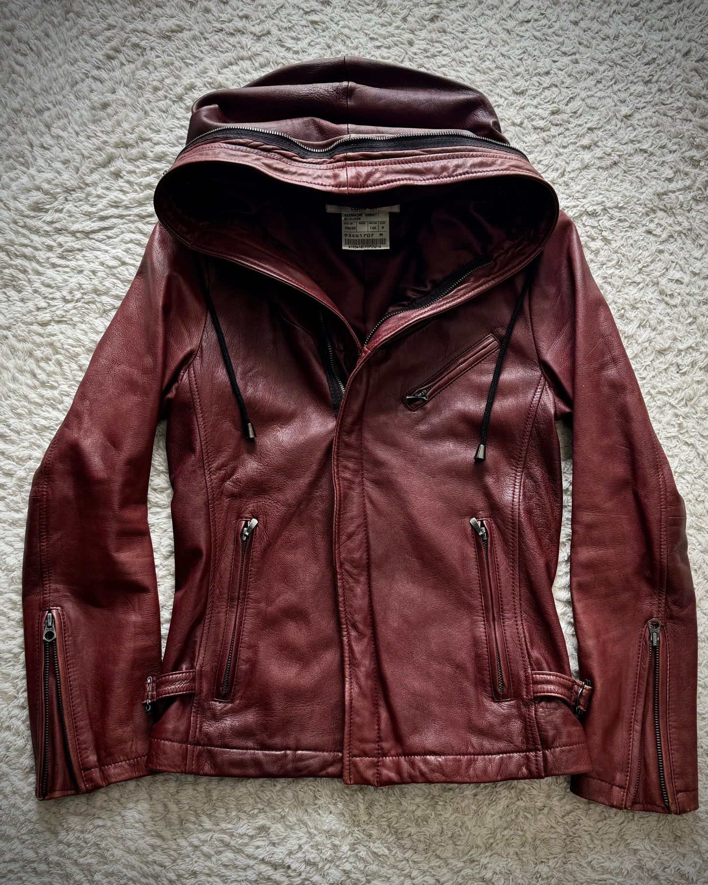 Katharine Hamnett Transformable Bono Leather Jacket