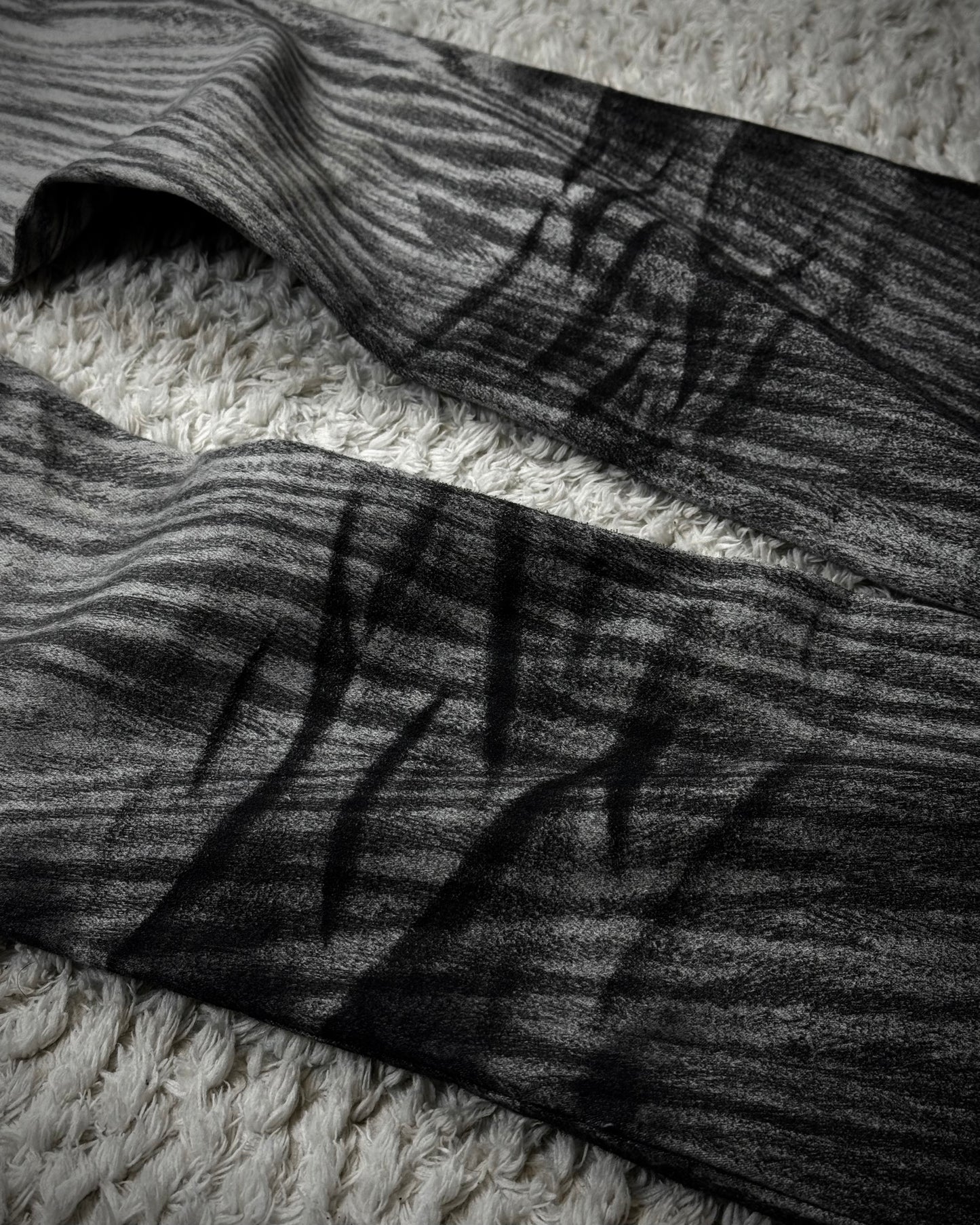 Tornado Mart Clawmarks Zebra Coated Flared Pants
