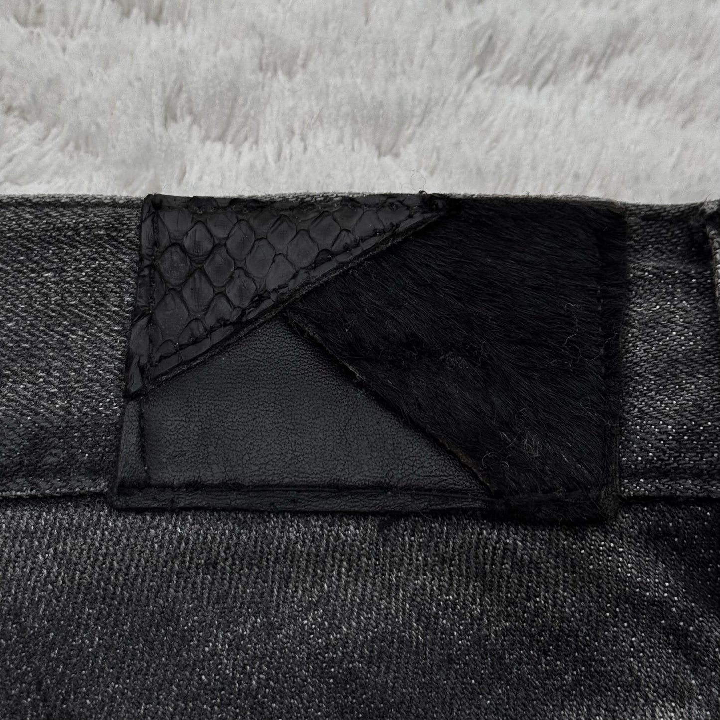 Fuga Light Waxed Flared Jeans