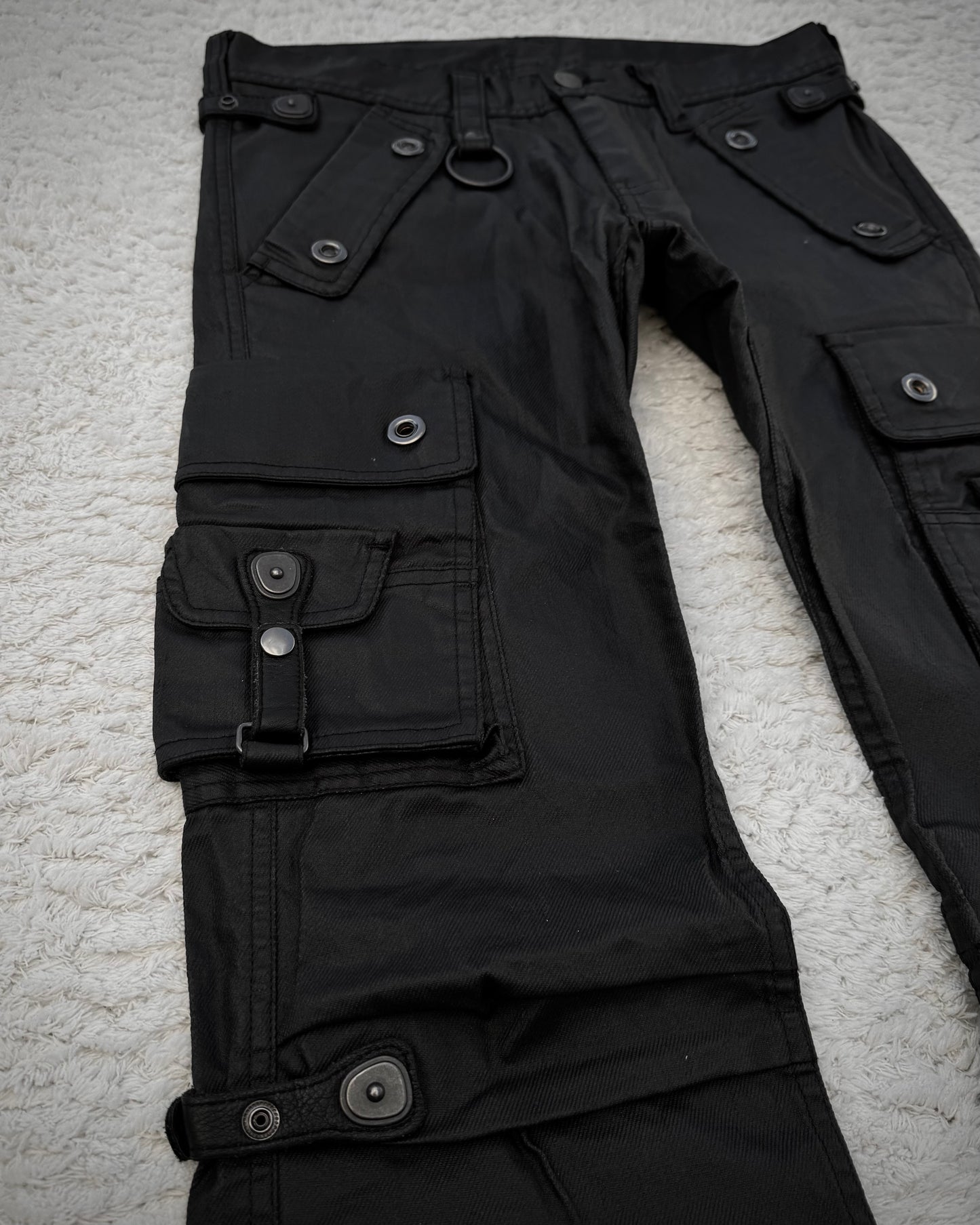 Tornado Mart Heavy Waxed Gas Mask Cargo Pants