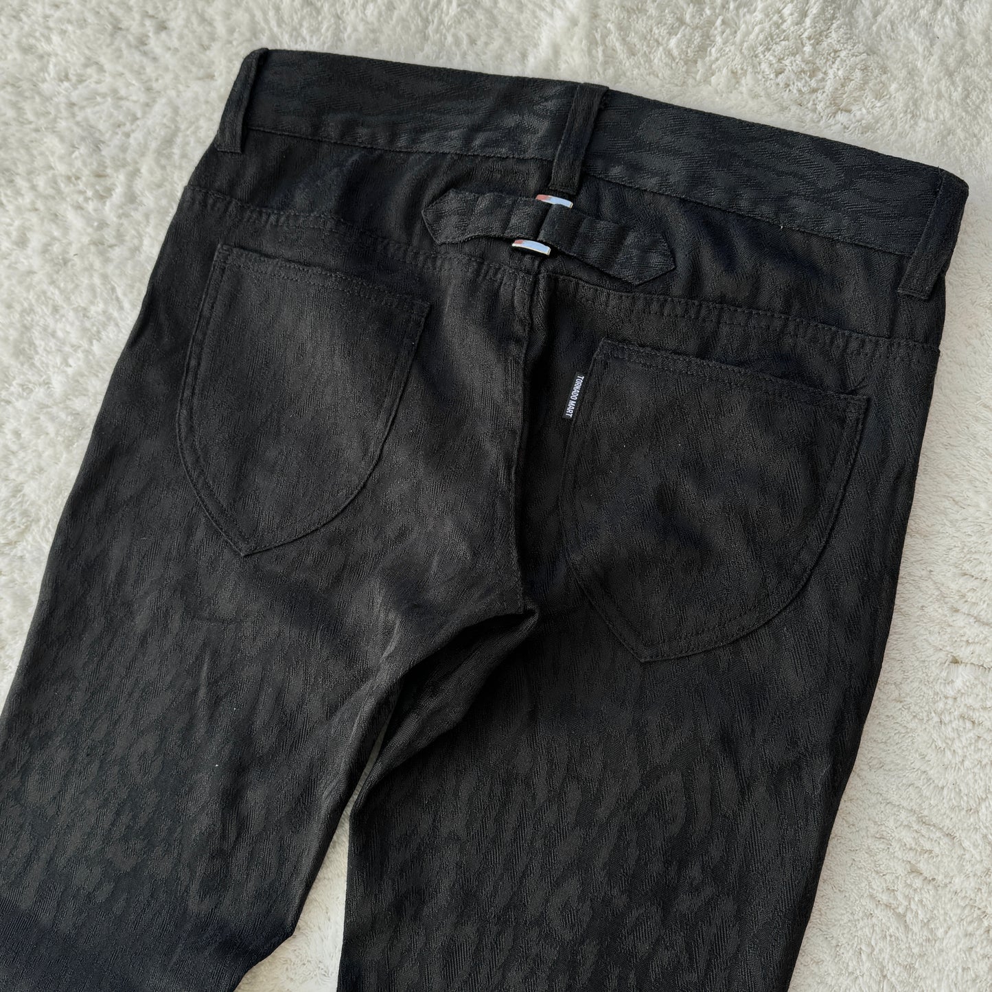 Tornado Mart Leopard Pattern Flared Pants