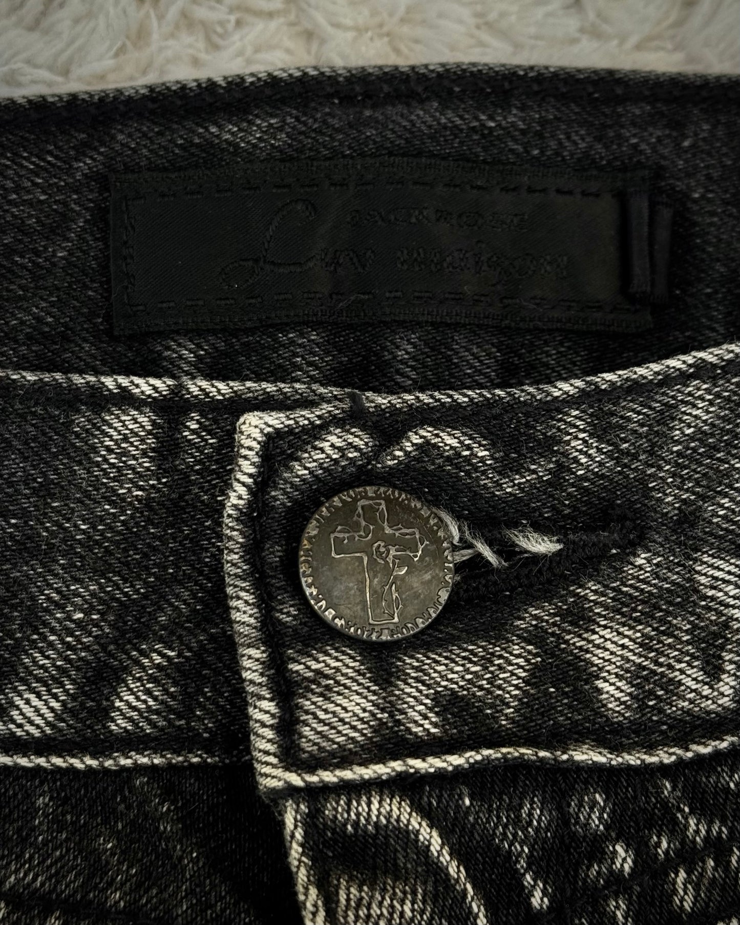 Jack Rose x Luv Maison Mechanic Hardware Flared Jeans