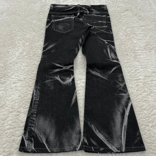 Tornado Mart „Shattered Glass“ Flared Jeans