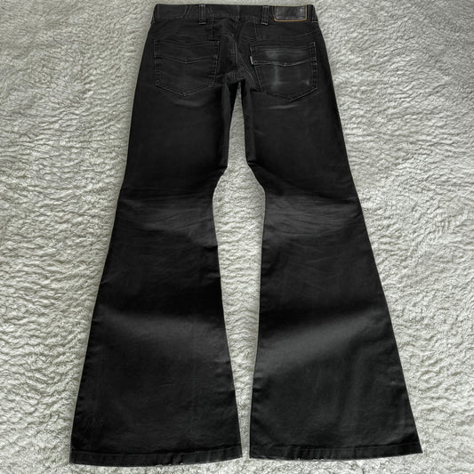 Tornado Mart Black Flared Pants