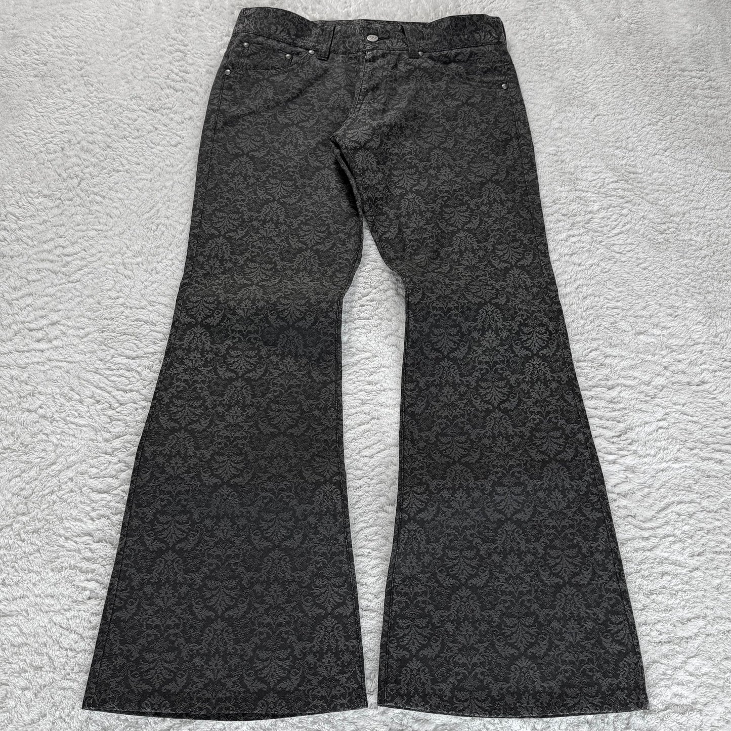 Tornado Mart Floral Formal Flared Pants