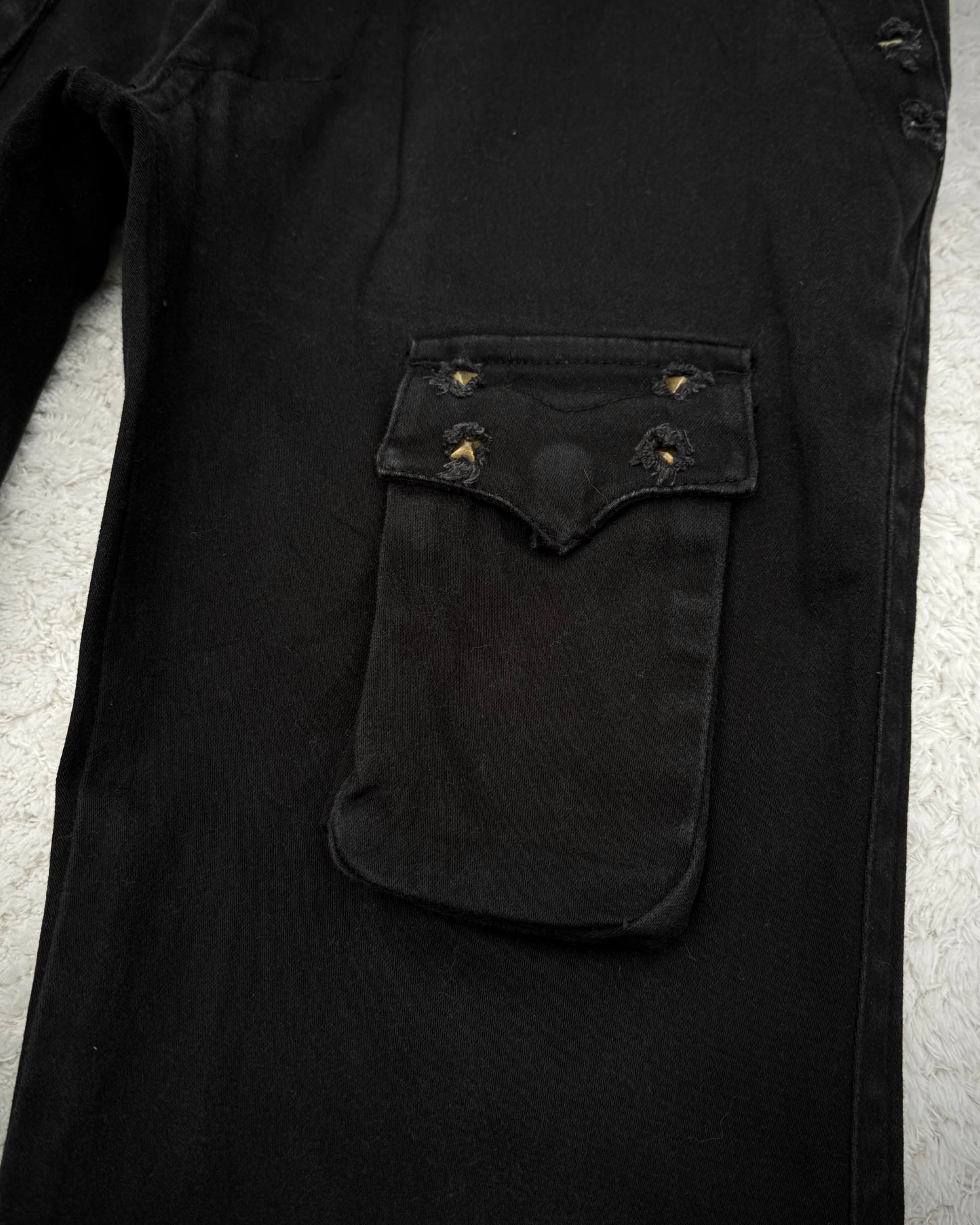 Semantic Design Studded Flared Cargo Pants