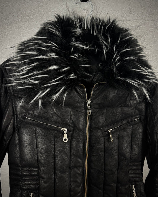 Regius Evolution Ash Fur Puffer Jacket
