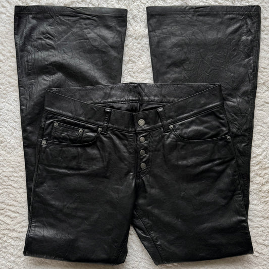 Tornado Mart Buffalo Cowhide Flared Jeans