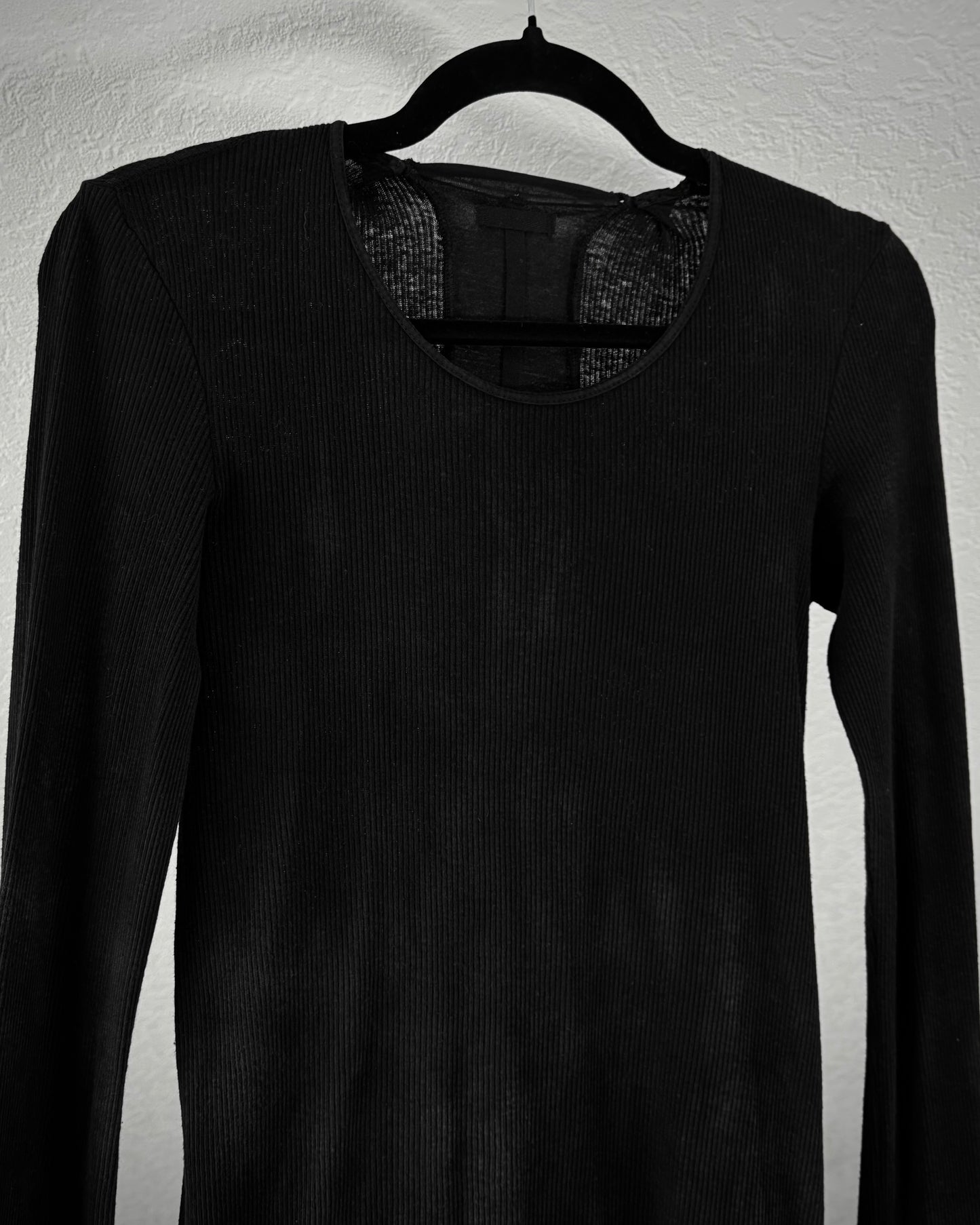 L.G.B. Back Cross Ribbed Longsleeve