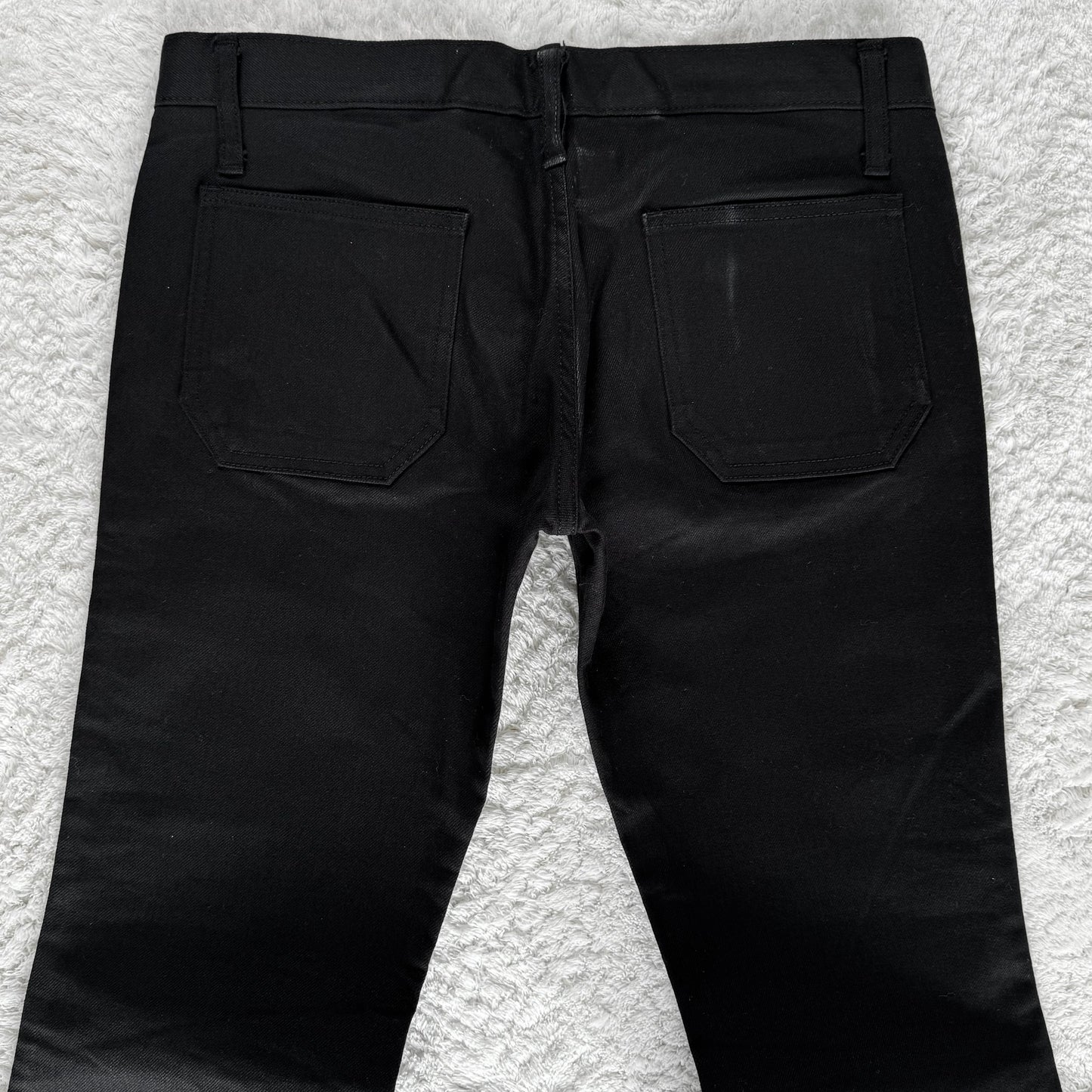 Dee Dee Waxed Bell Bottom Flared Jeans