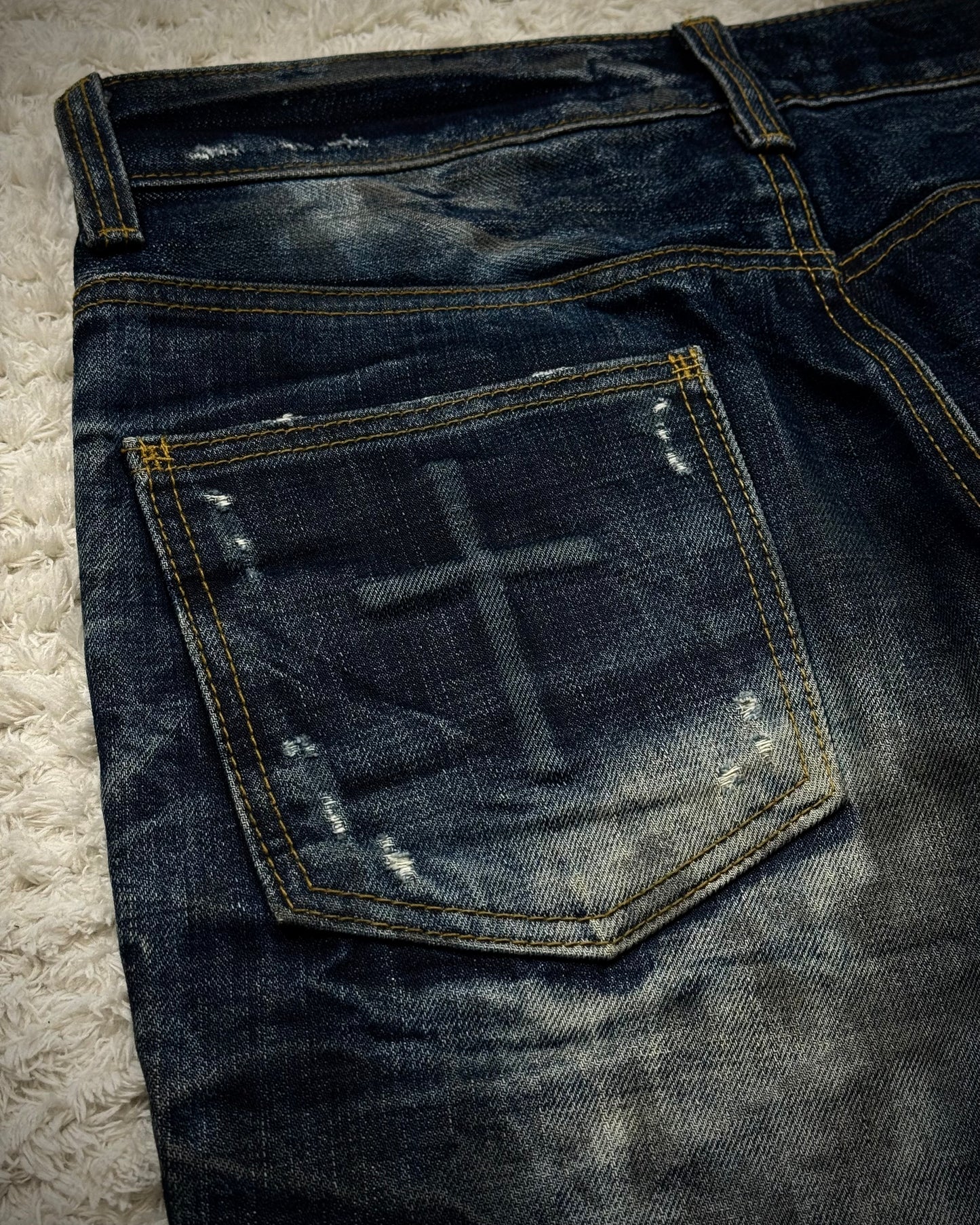Of The Neige Clawmarks Washed Bootcut Denim