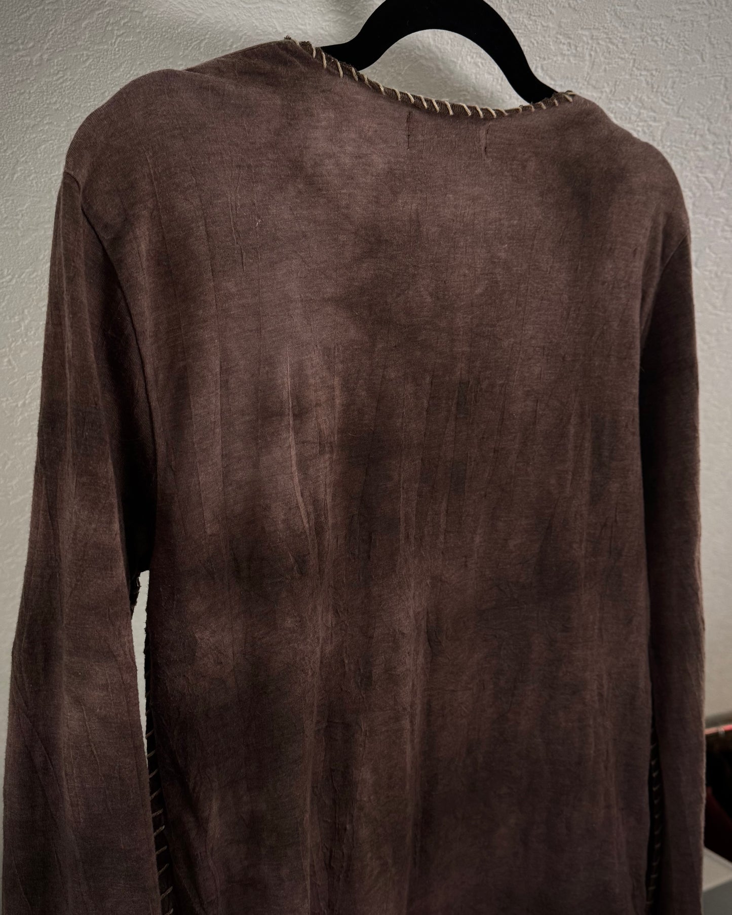 Luva Tram Scar Stitched Textured Longsleeve