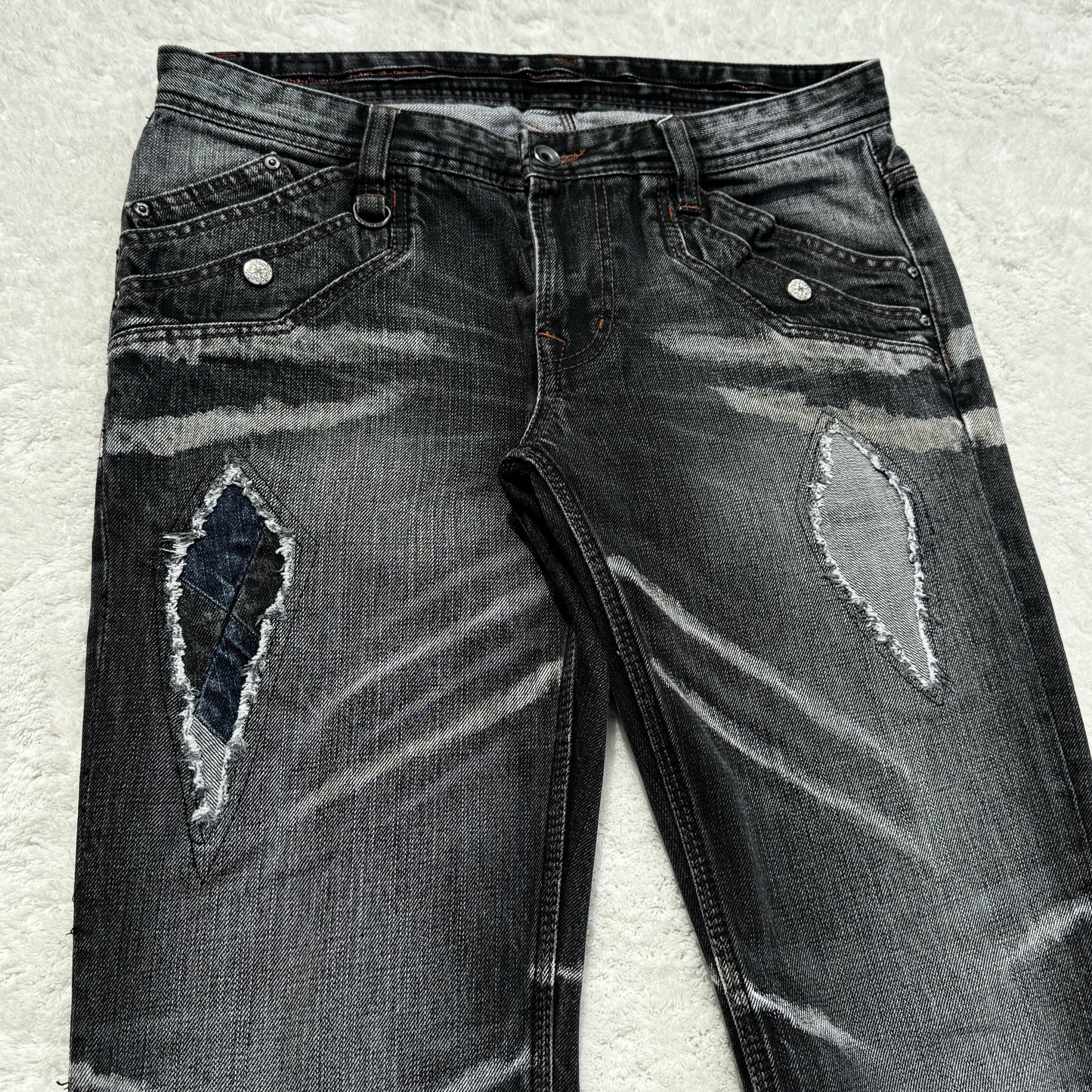 Nicole Club Cutout Flared Jeans
