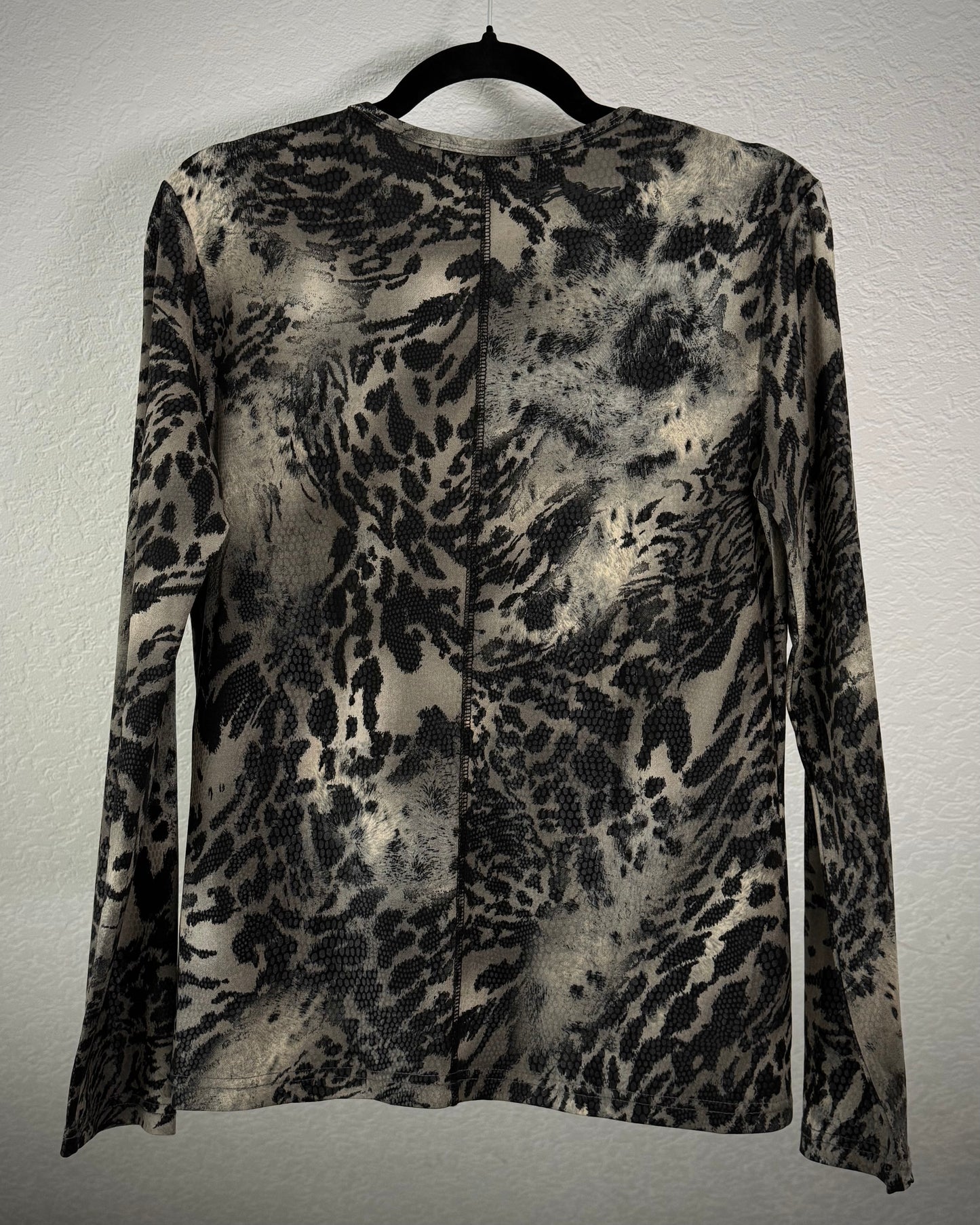 Xfrm Leopard Snakeskin Pattern Longsleeve