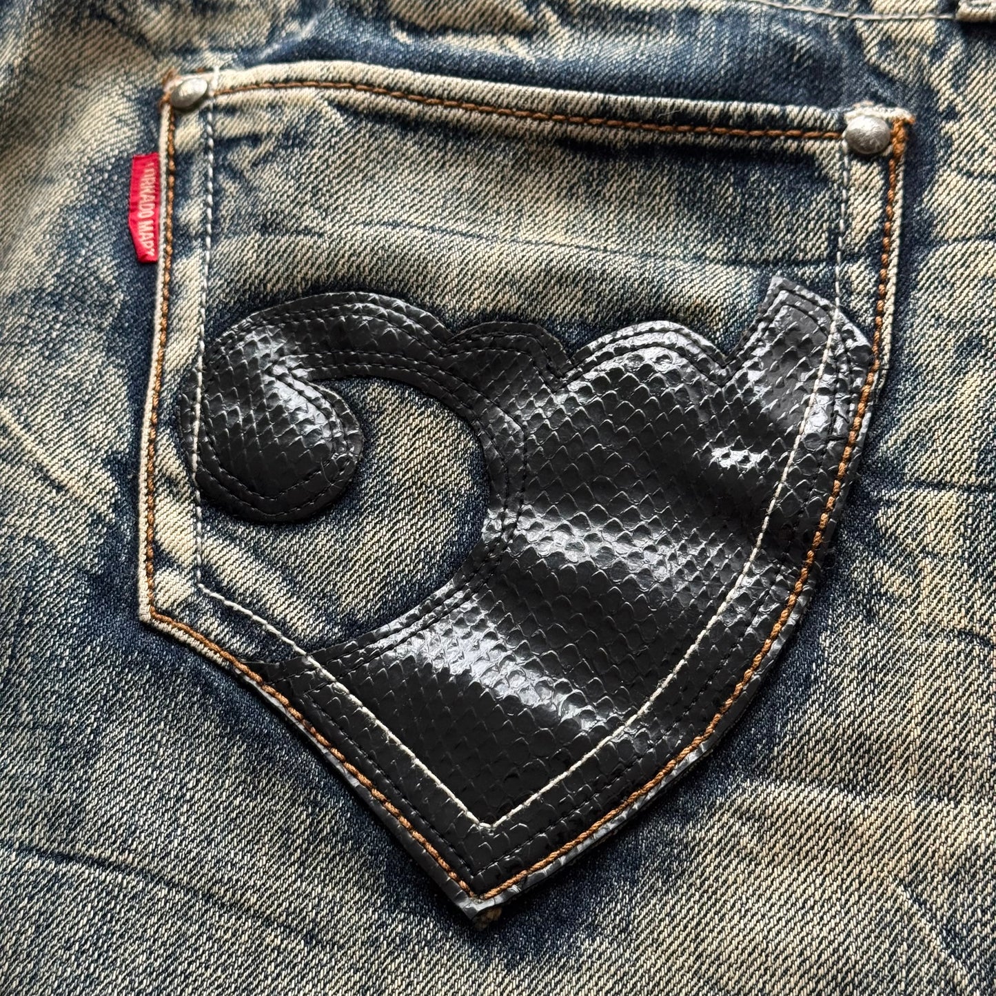 Tornado Mart Python Arc Flared Jeans