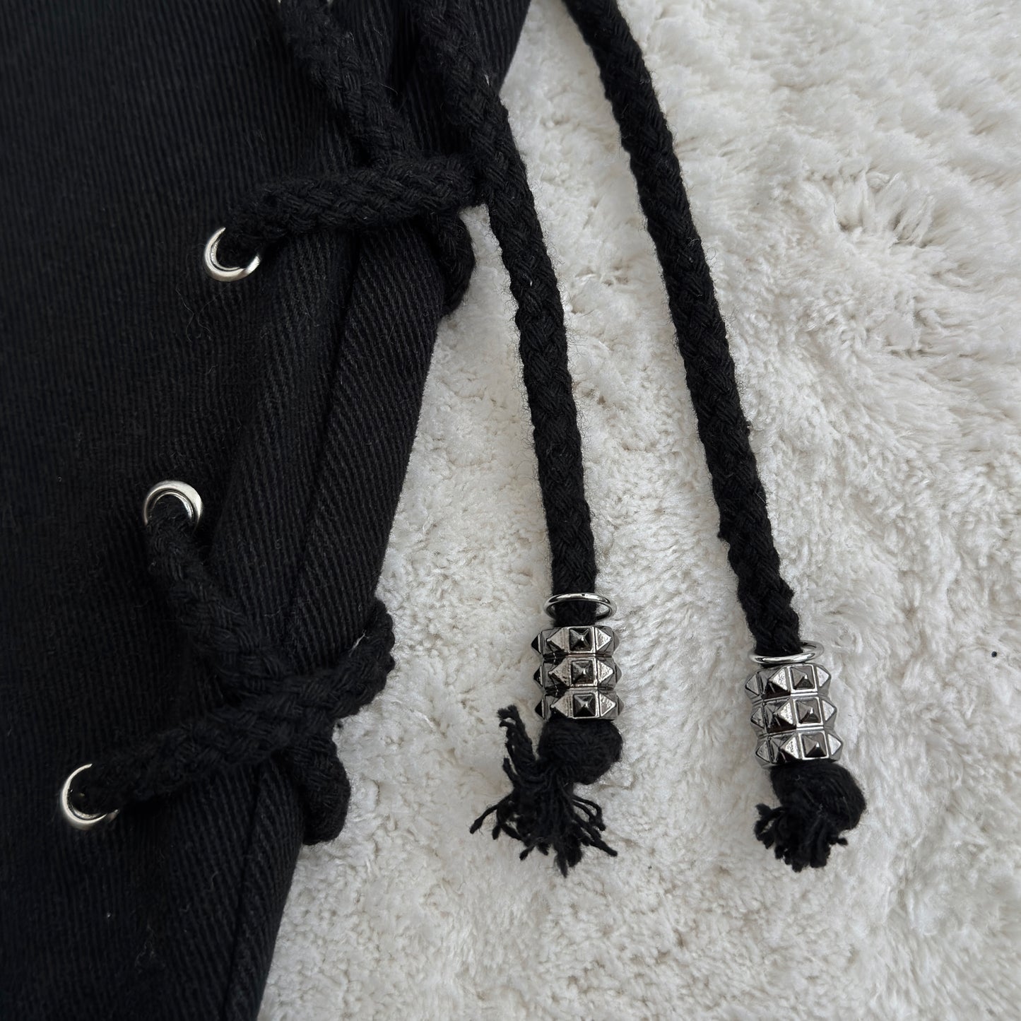Glad News Pierced Lace-Up Cargo Pants