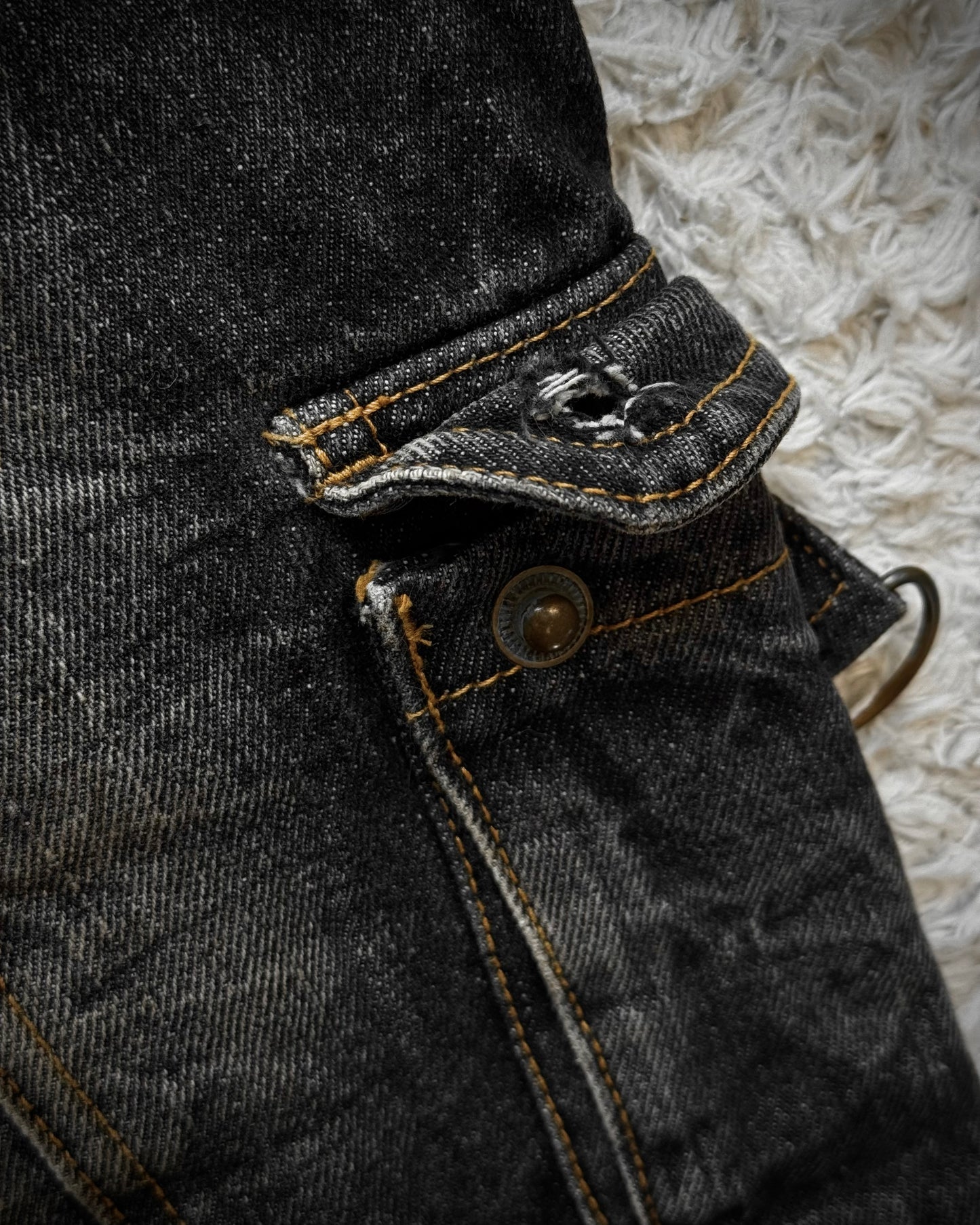 Lowbox Double Waisted Lace Up Bootcut Jeans