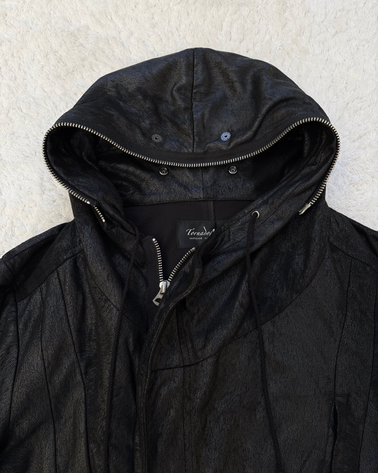 Tornado Mart Bono Hood Suede Jacket