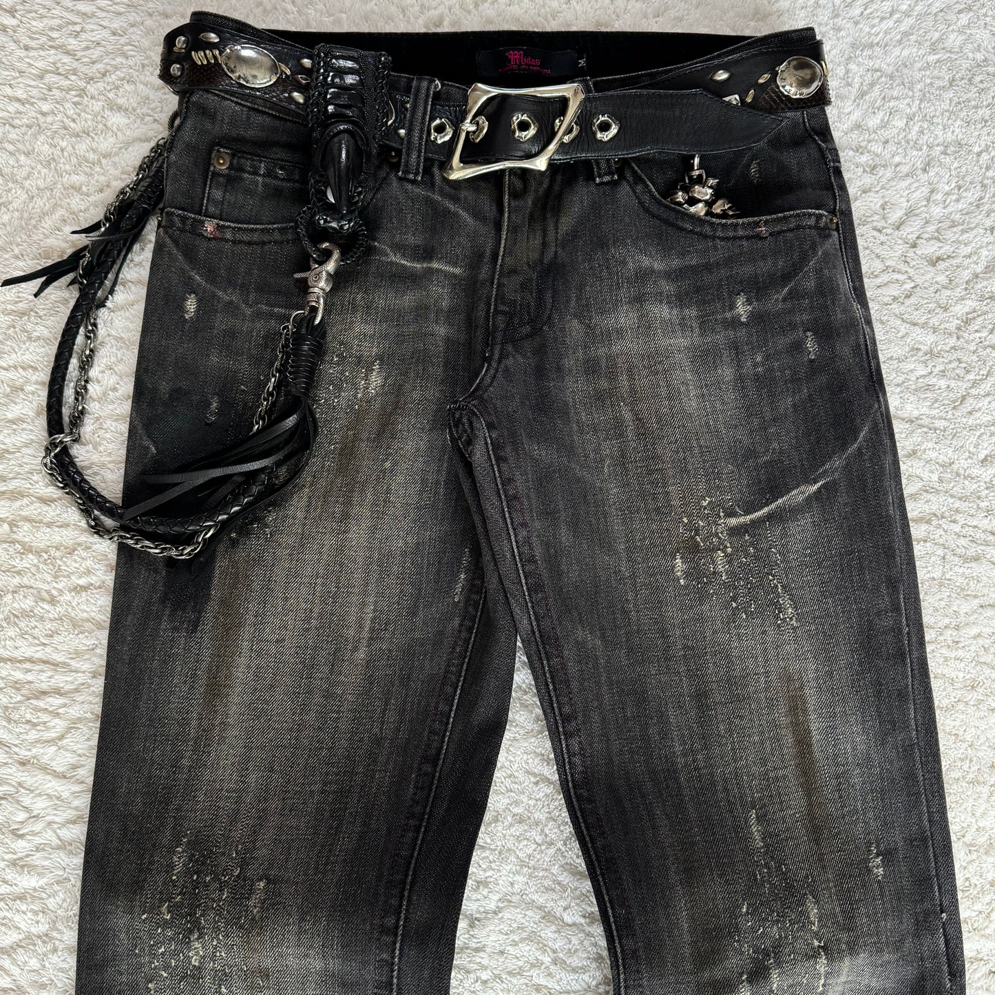 Midas Vintage Processed Flared Jeans