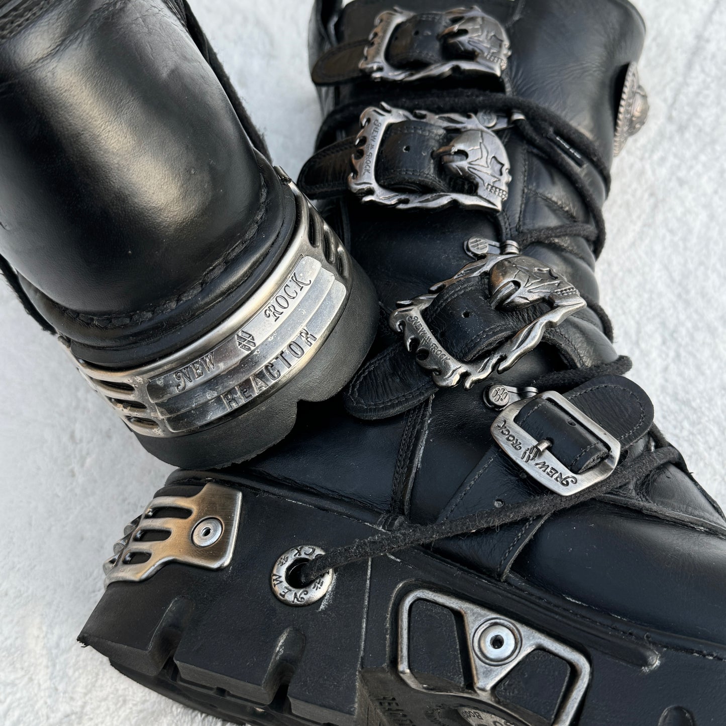 New Rock Metallic Reactor Boots