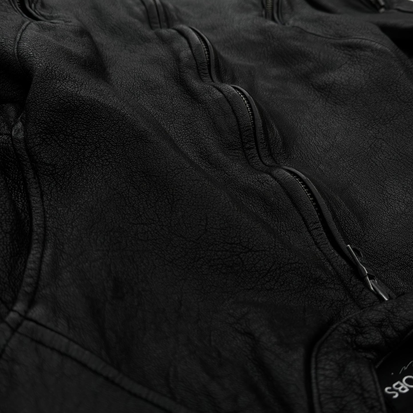 Buffalo Bobs Quilted Leather Jacket