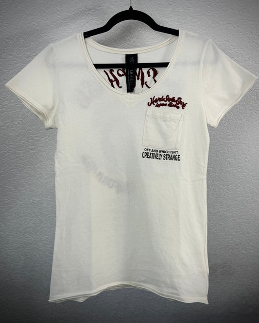 Oggeto Punk Skull 3D Embroidery T-Shirt