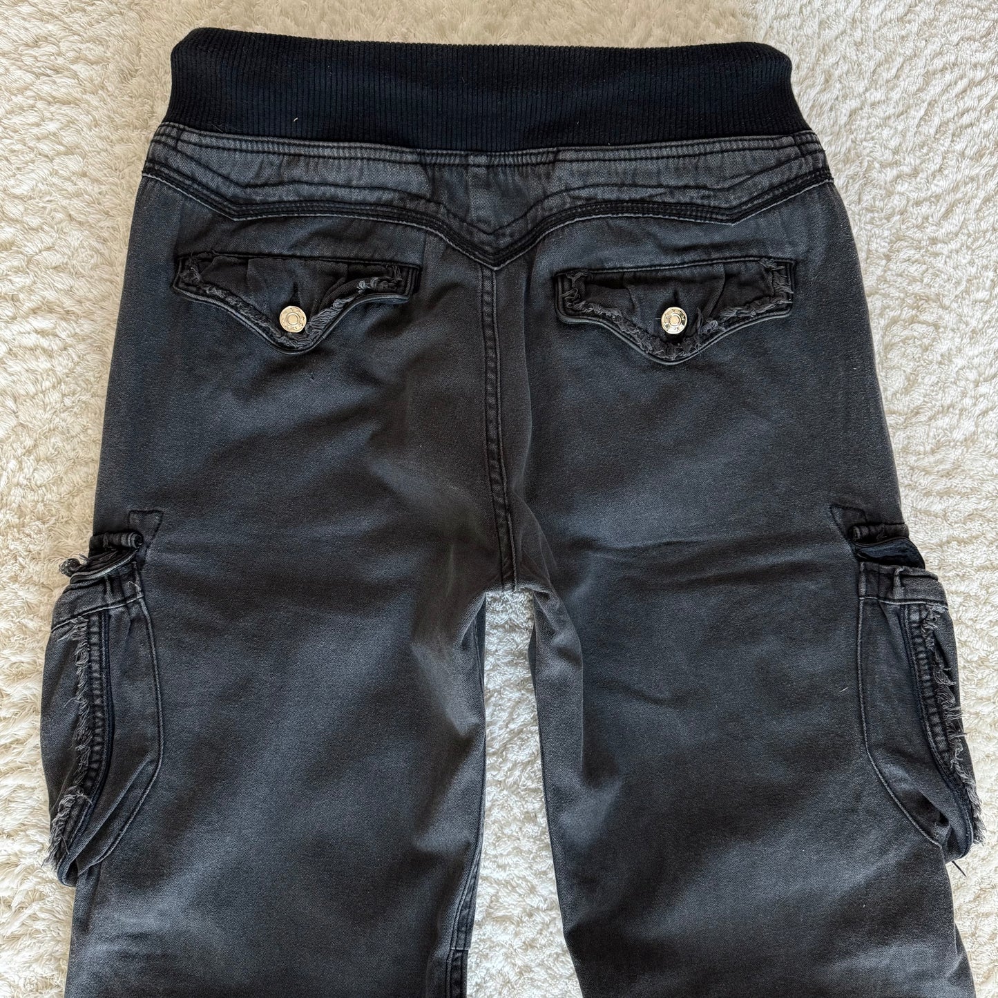 G.O.A Midnight Fade Vintage Flared Sweatpants