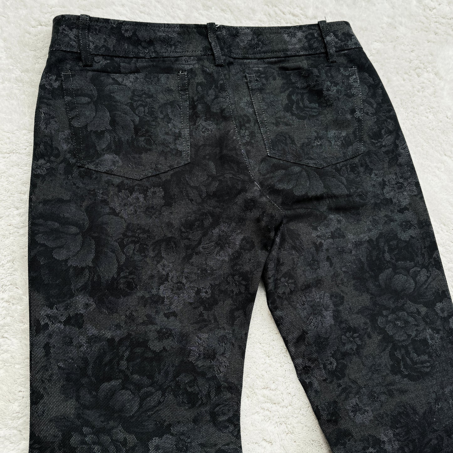 Tornado Mart Floral Pattern Flared Pants