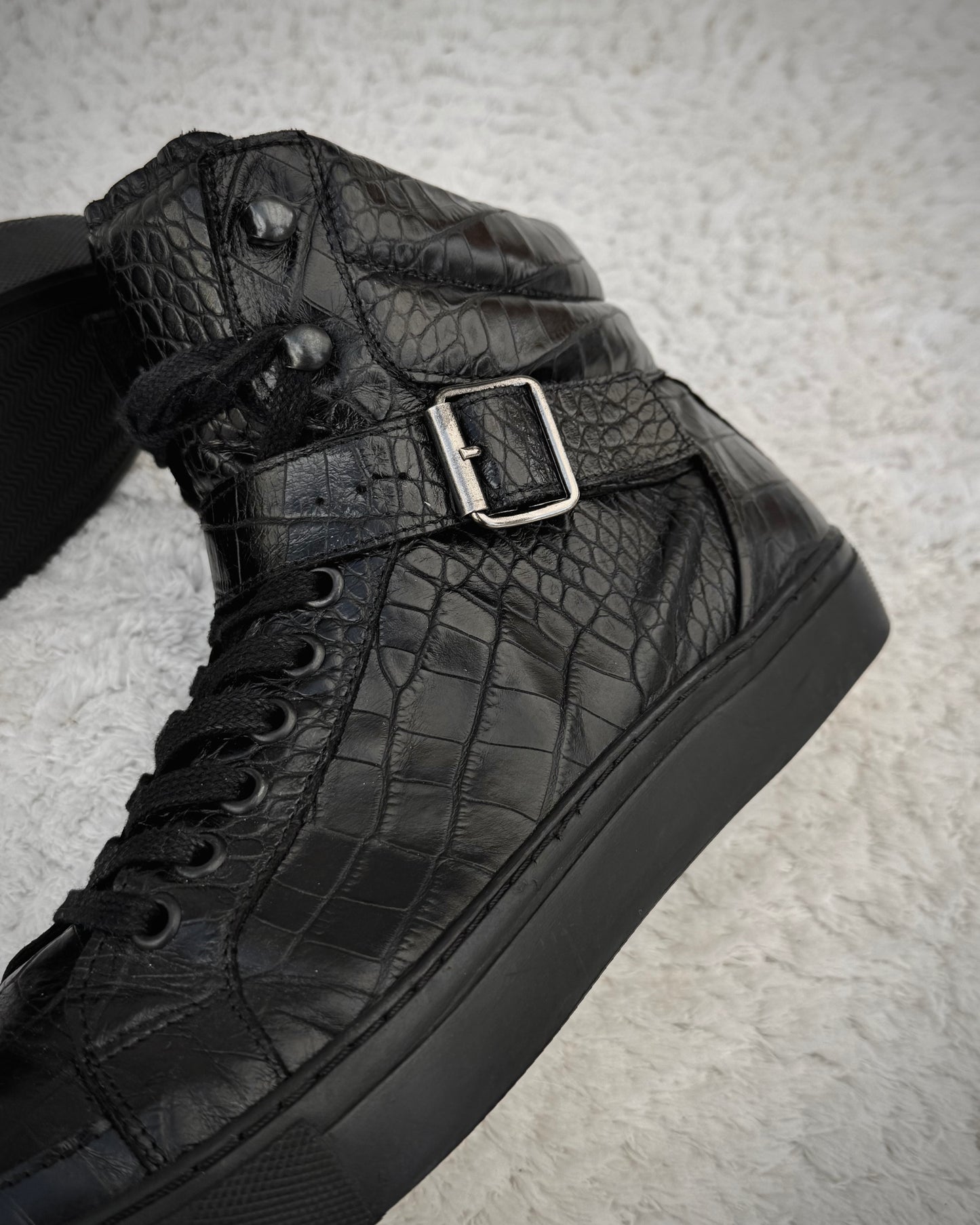 The Kopples Crocodile Leather Sneakers