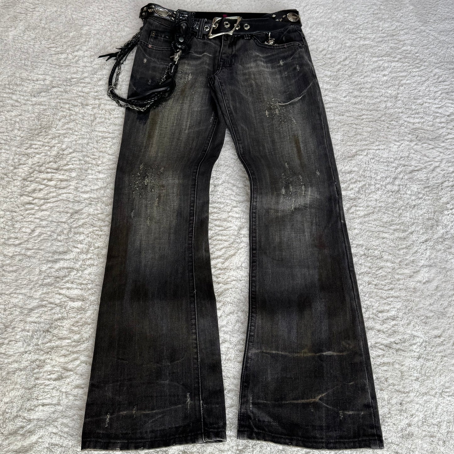Midas Vintage Processed Flared Jeans