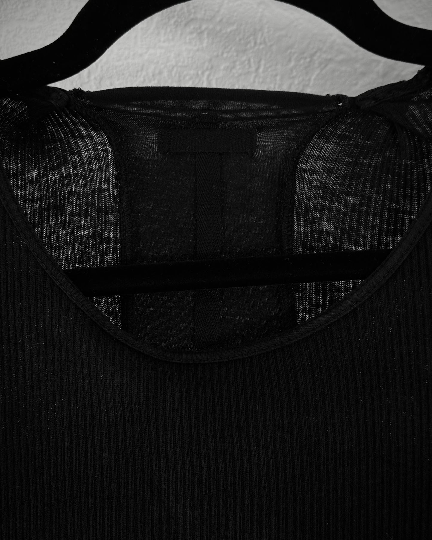 L.G.B. Back Cross Ribbed Longsleeve