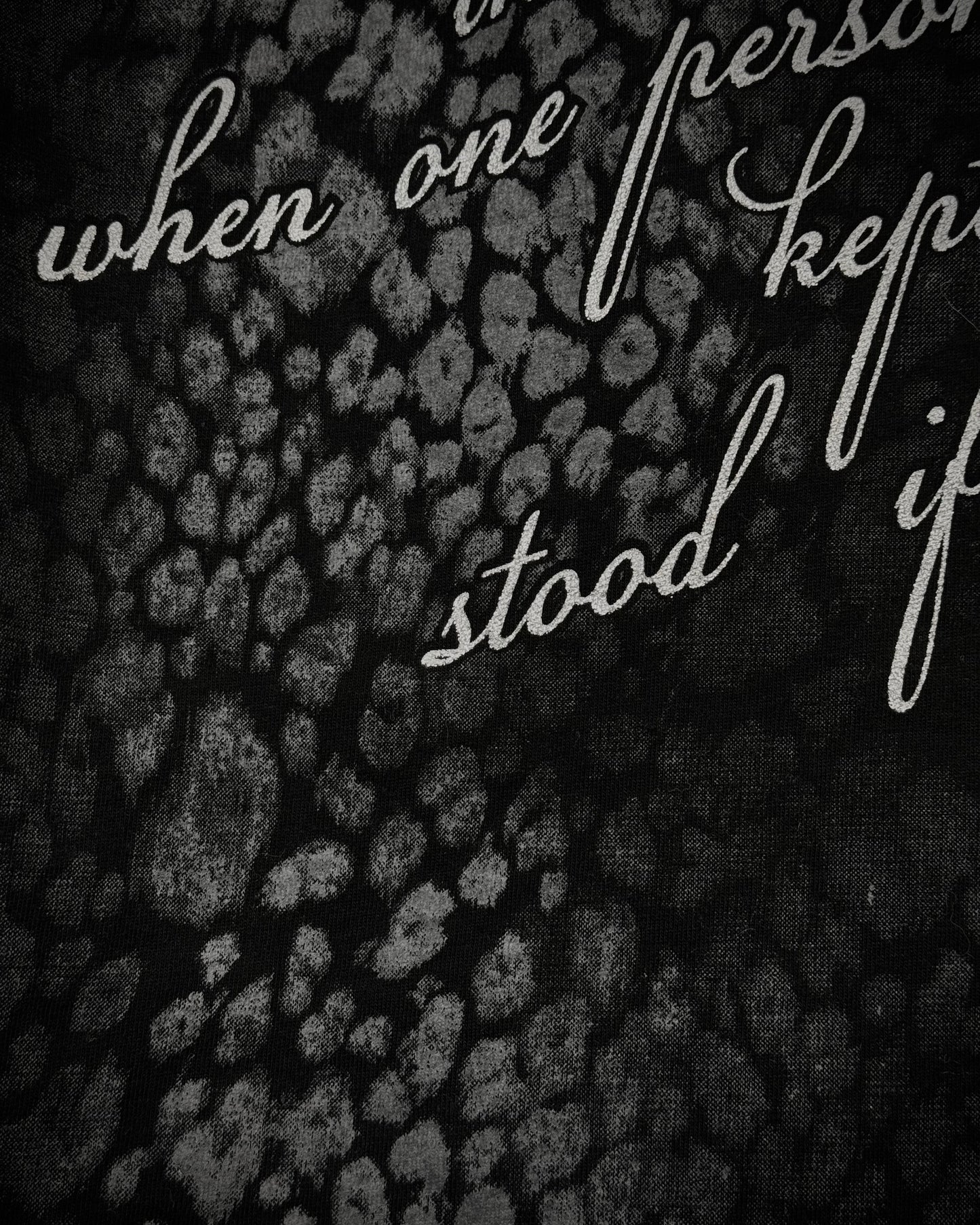 Leopard Poem Luster Polo Shirt