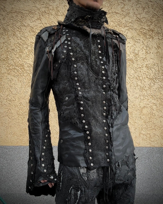1vfudie “Post-Organic” Leather Jacket