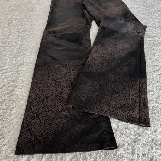 5351 Pour Les Hommes Python Pattern Bootcut Pants