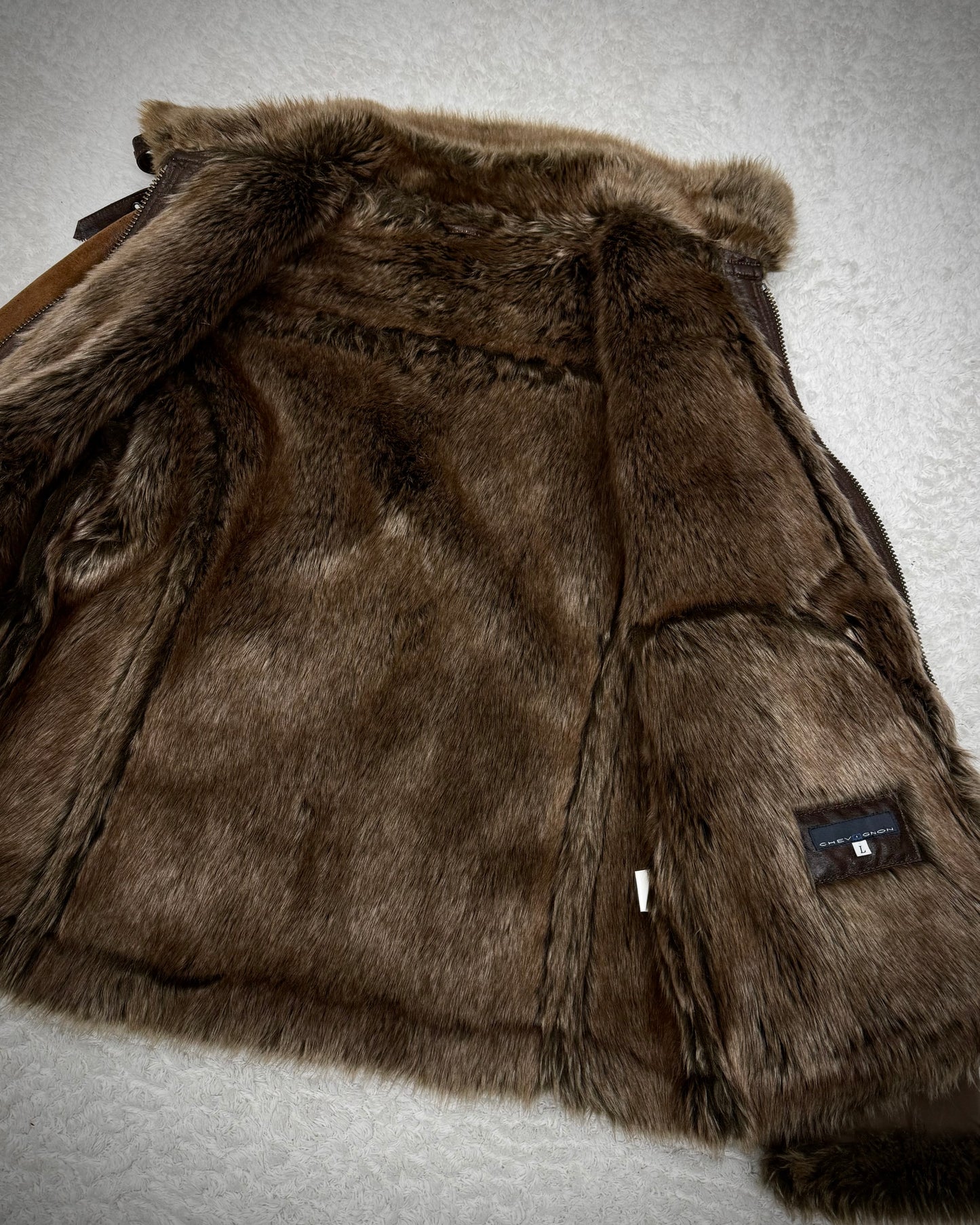 Chevignon Full Fur Suede Jacket